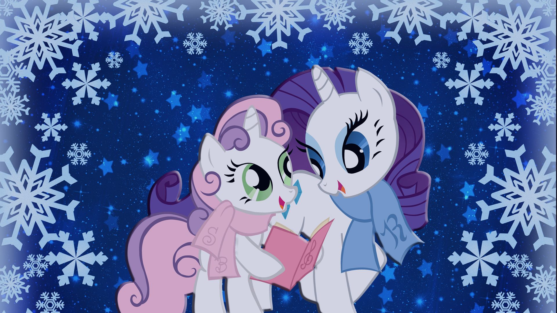 1920x1080 My Little Pony Friendship is Magic Wallpaper: Sisters Caroling | My little pony games, My little pony friendship, My little pony