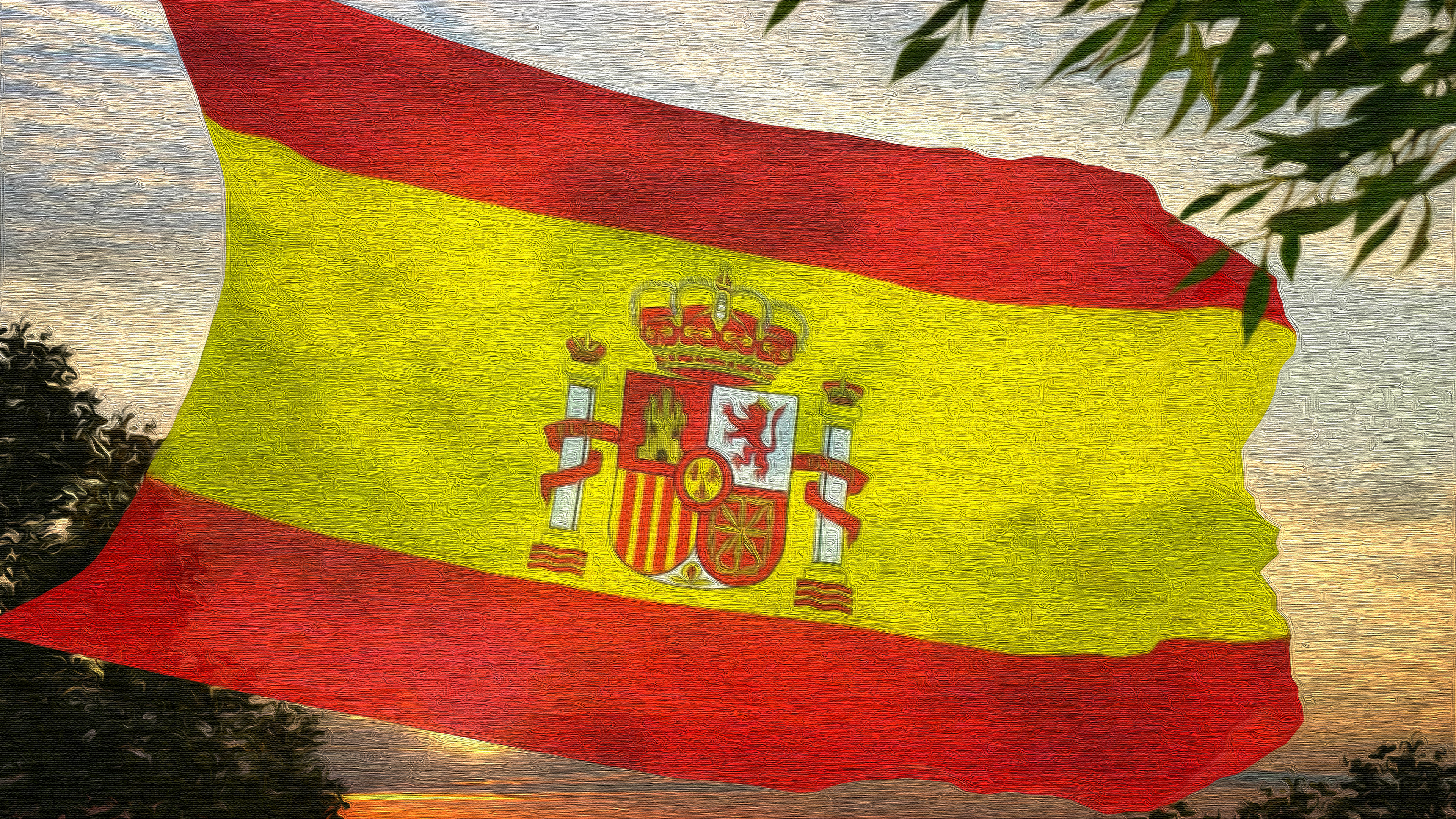 3840x2160 Spanish Flag HD Wallpapers and Backgrounds