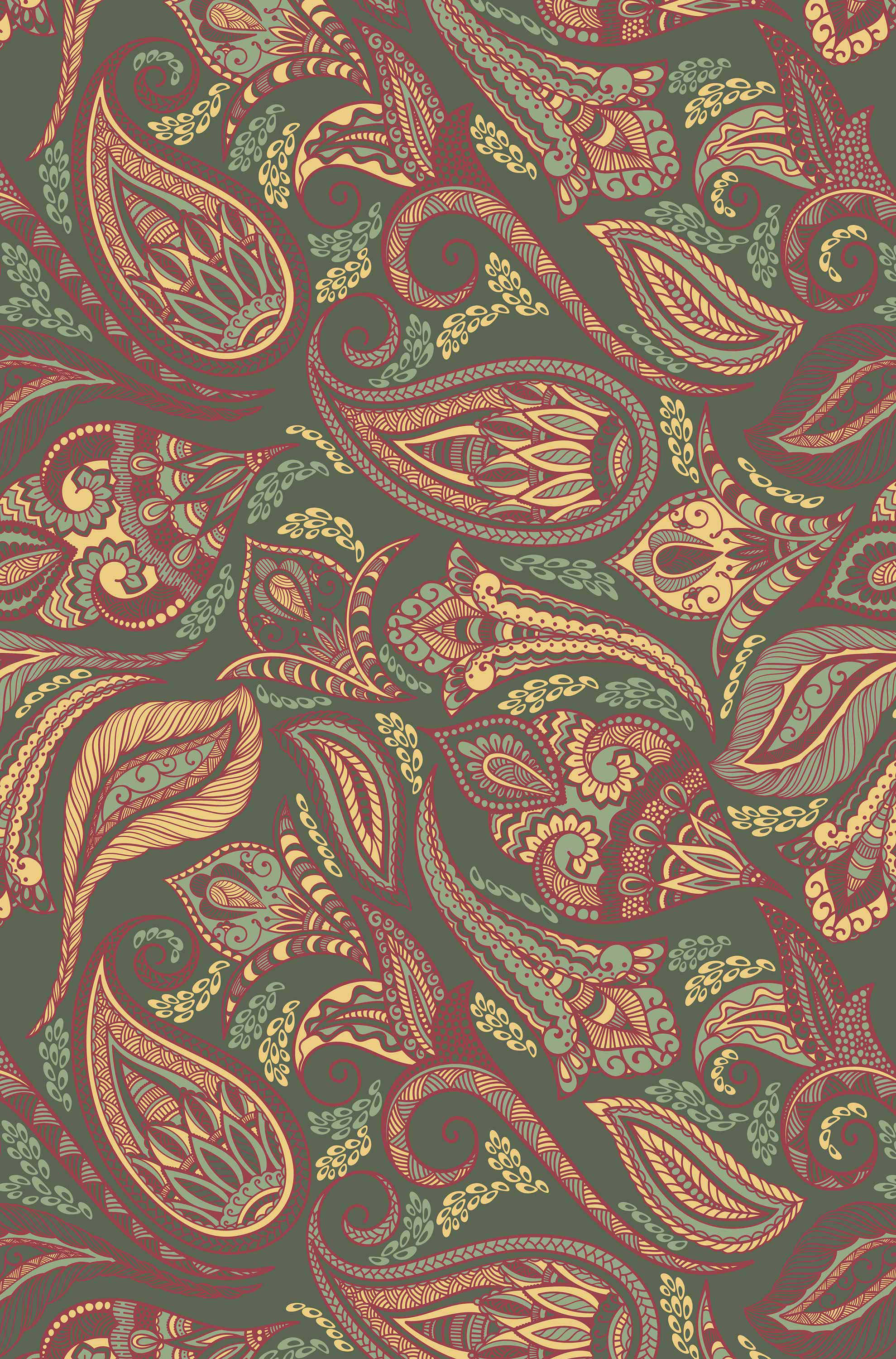 1979x3000 GRAND PAISLEY Wall coverings / wallpapers from GMM | Architonic