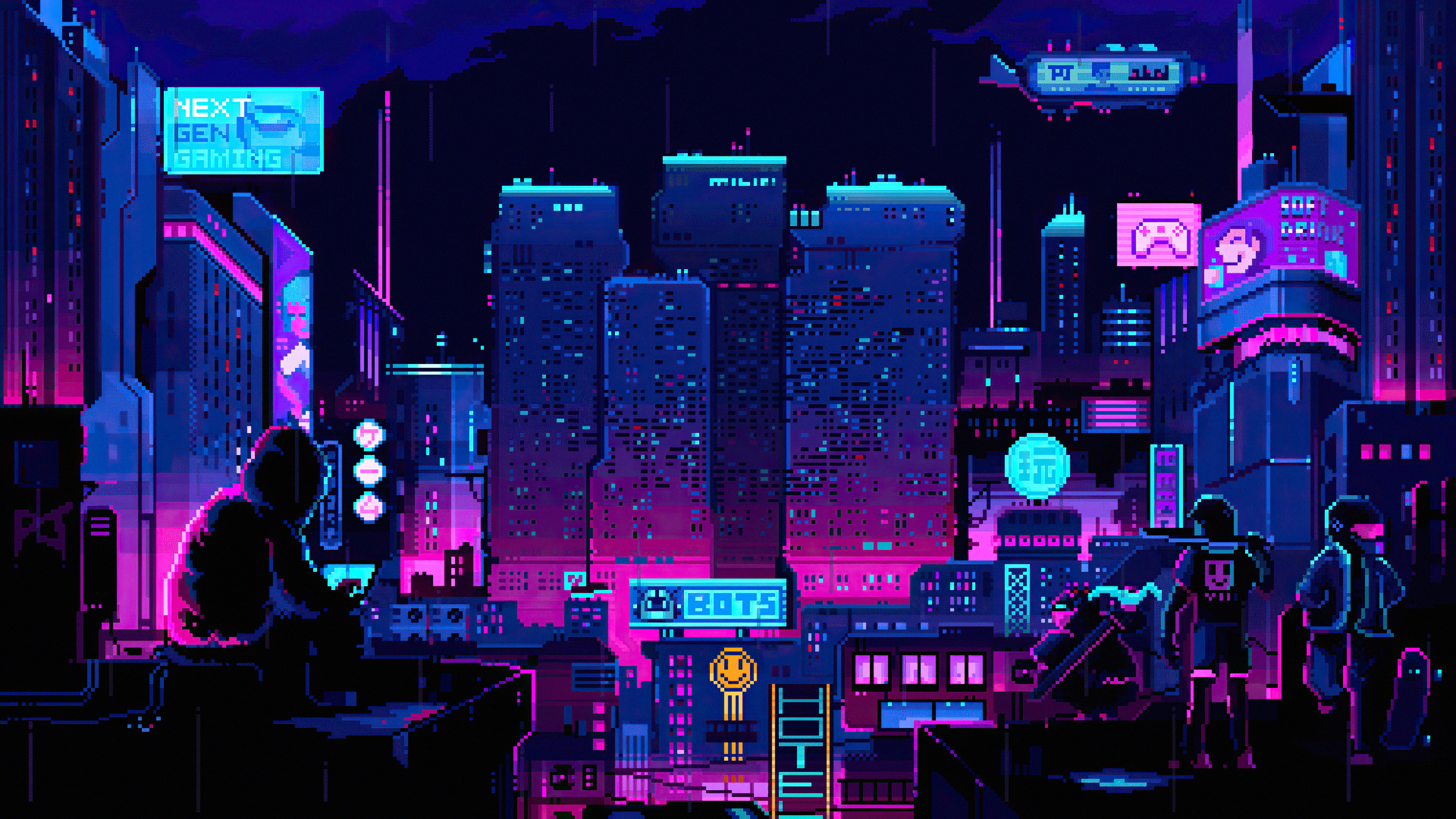 3840x2160 60+ Pixel Art HD Wallpapers and Backgrounds