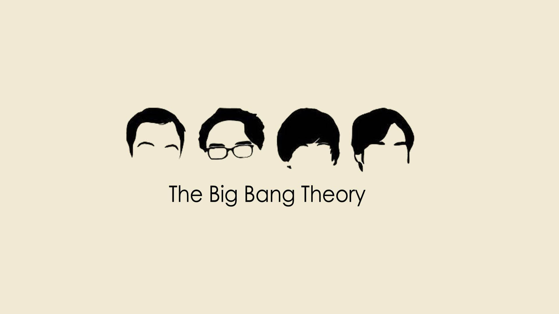 1920x1080 Download The Big Bang Theory Minimalist Illustration Wallpaper | Wallpapers .com