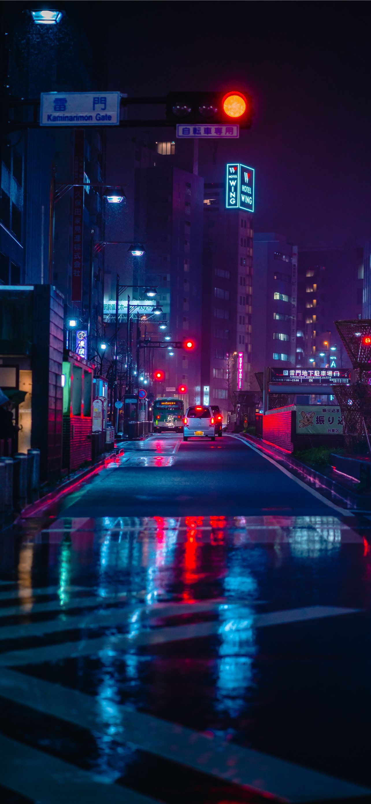 1284x2778 Tokyo by night near Asakusa #neon #tokyo #Japon | Green screen video backgrounds, Tokyo, Phone wallpaper
