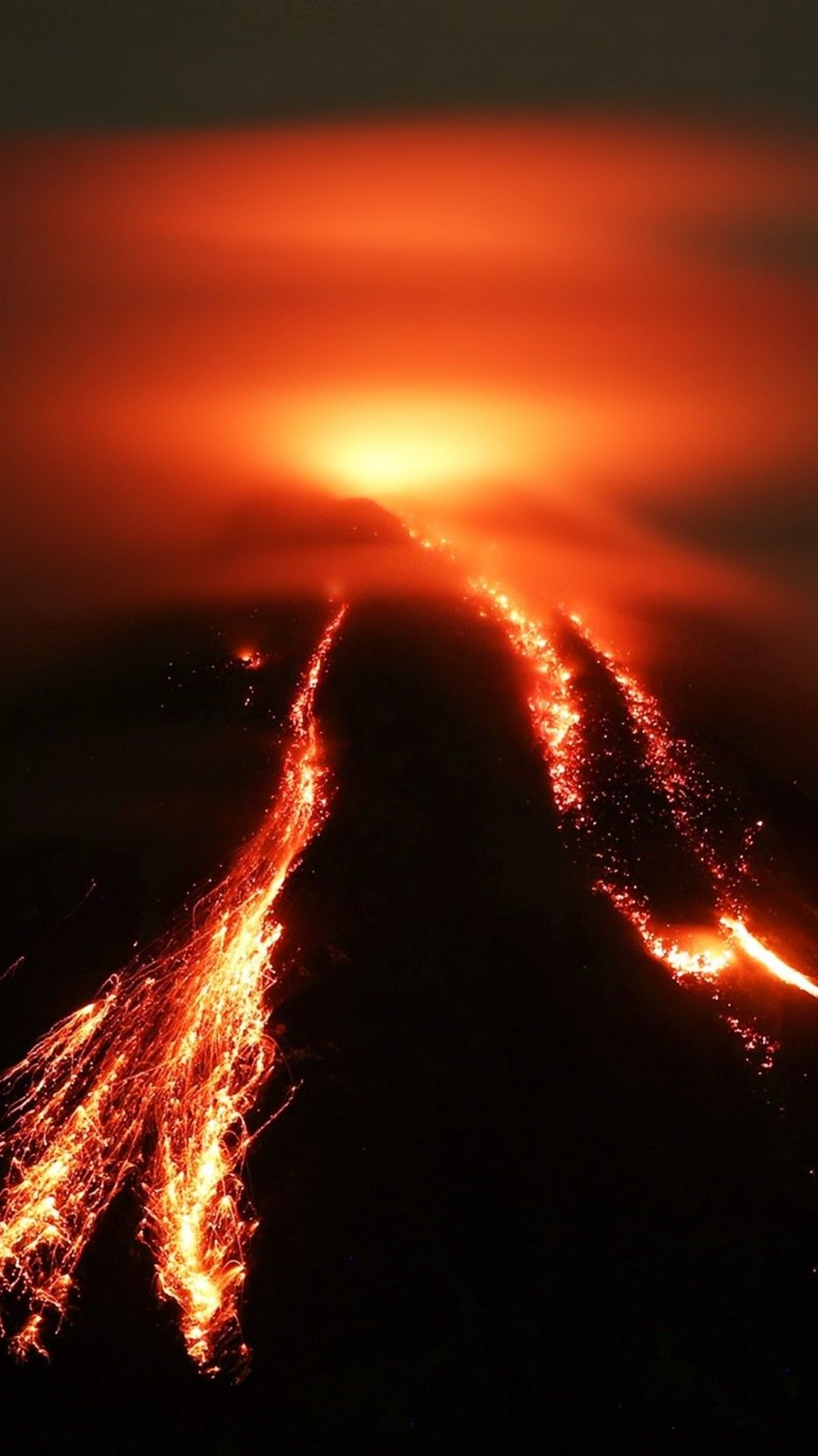 1080x1920 Volcanic Eruption | Volcano wallpaper, Best background images, Landscape wallpaper