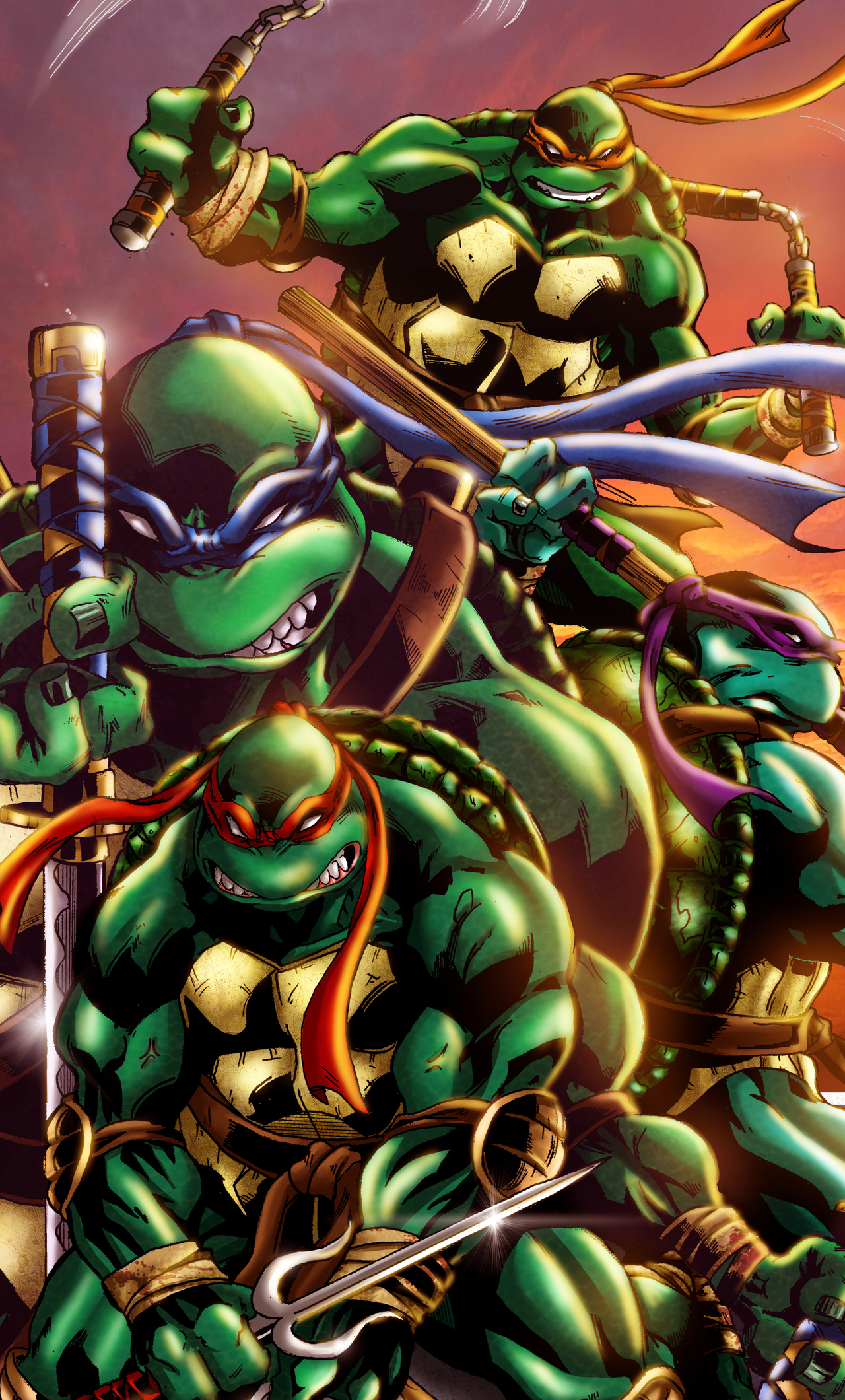 1280x2120 Teenage Mutant Ninja Turtles Art iPhone 6+ HD 4k Wallpapers, Images, Backgrounds, Photos and Pictures