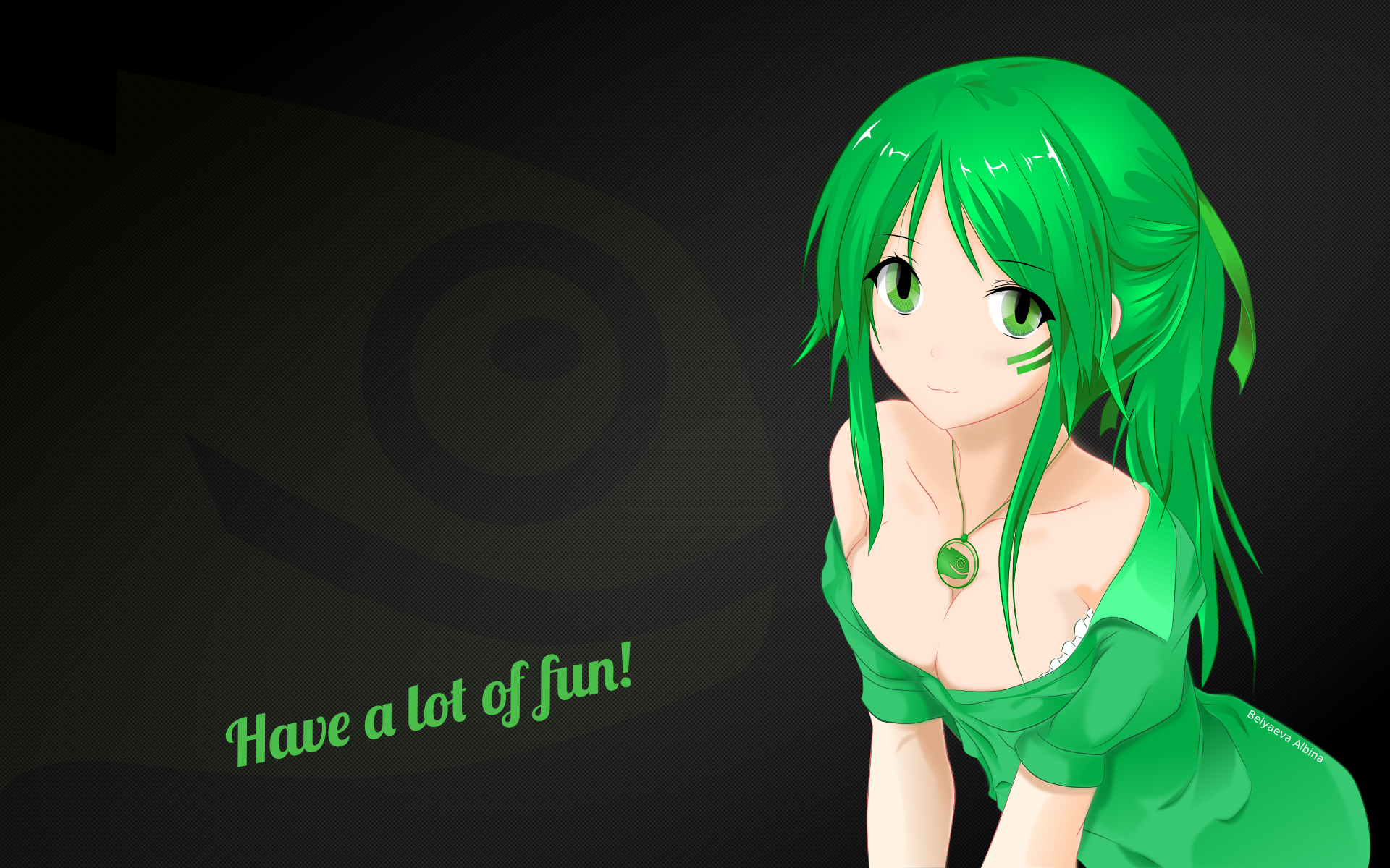 1920x1200 Wallpaper : Linux, anime girls, os tan, openSUSE Gyils 1448721 HD Wallpapers
