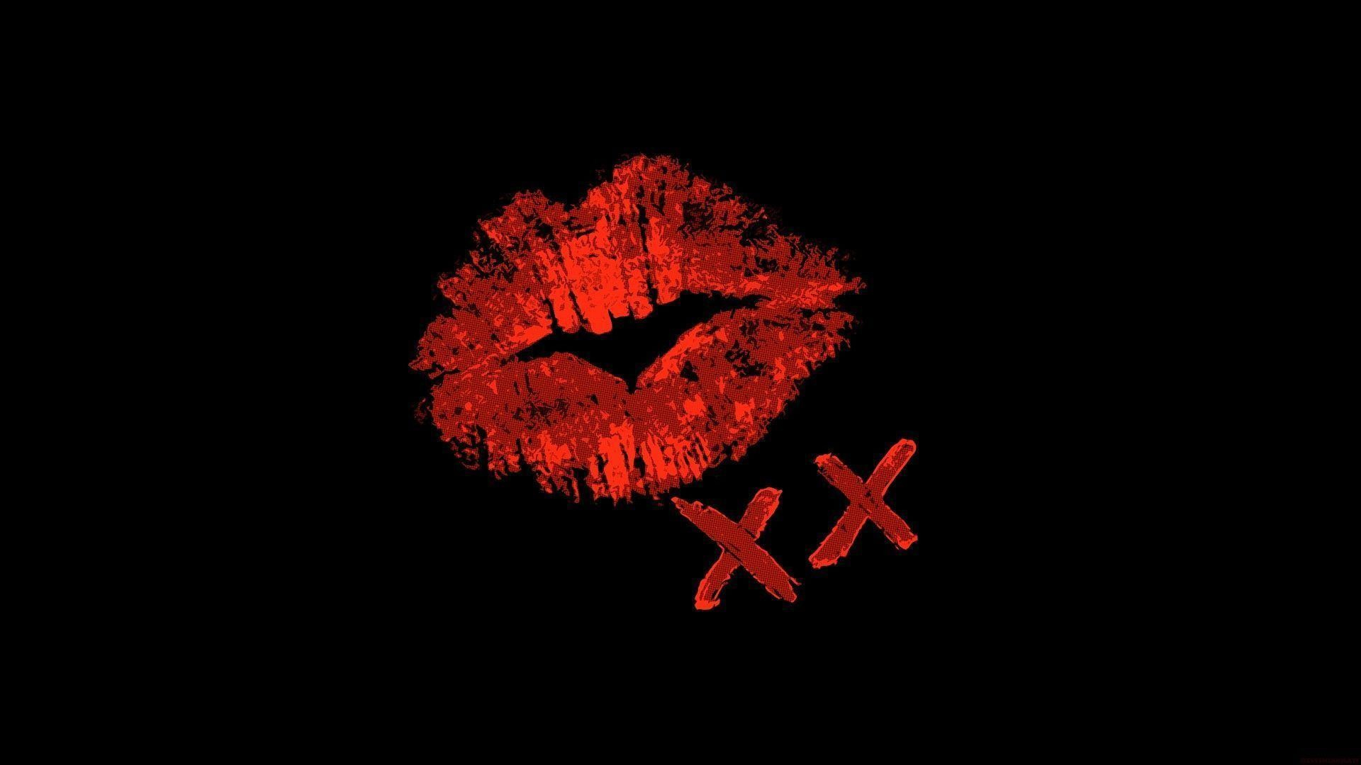 1920x1080 Red Lips Background (35+ pictures