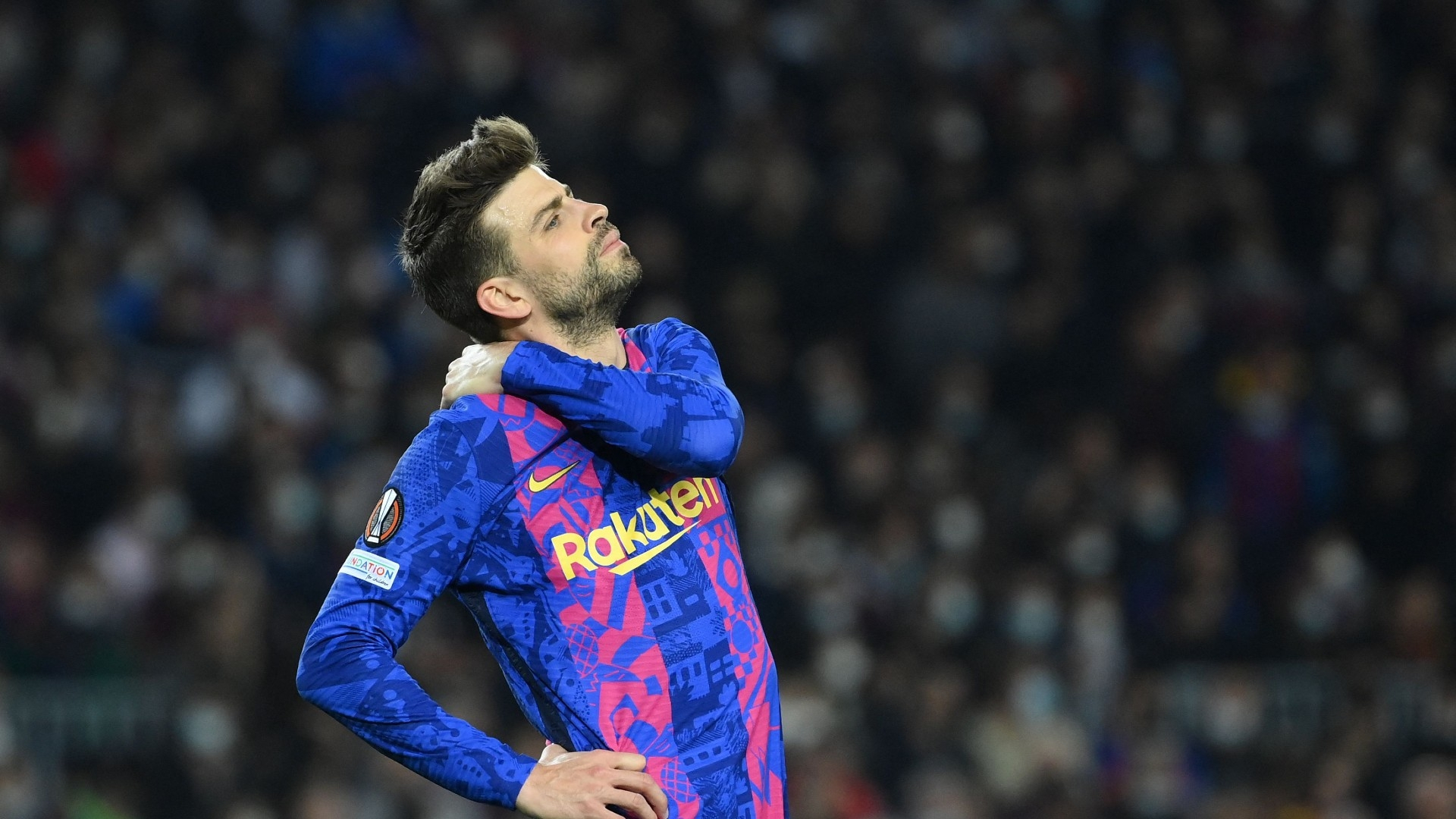 1920x1080 It hurts not having fans on our side' Pique frustrated with whistling as he backs Barca to win Europa League