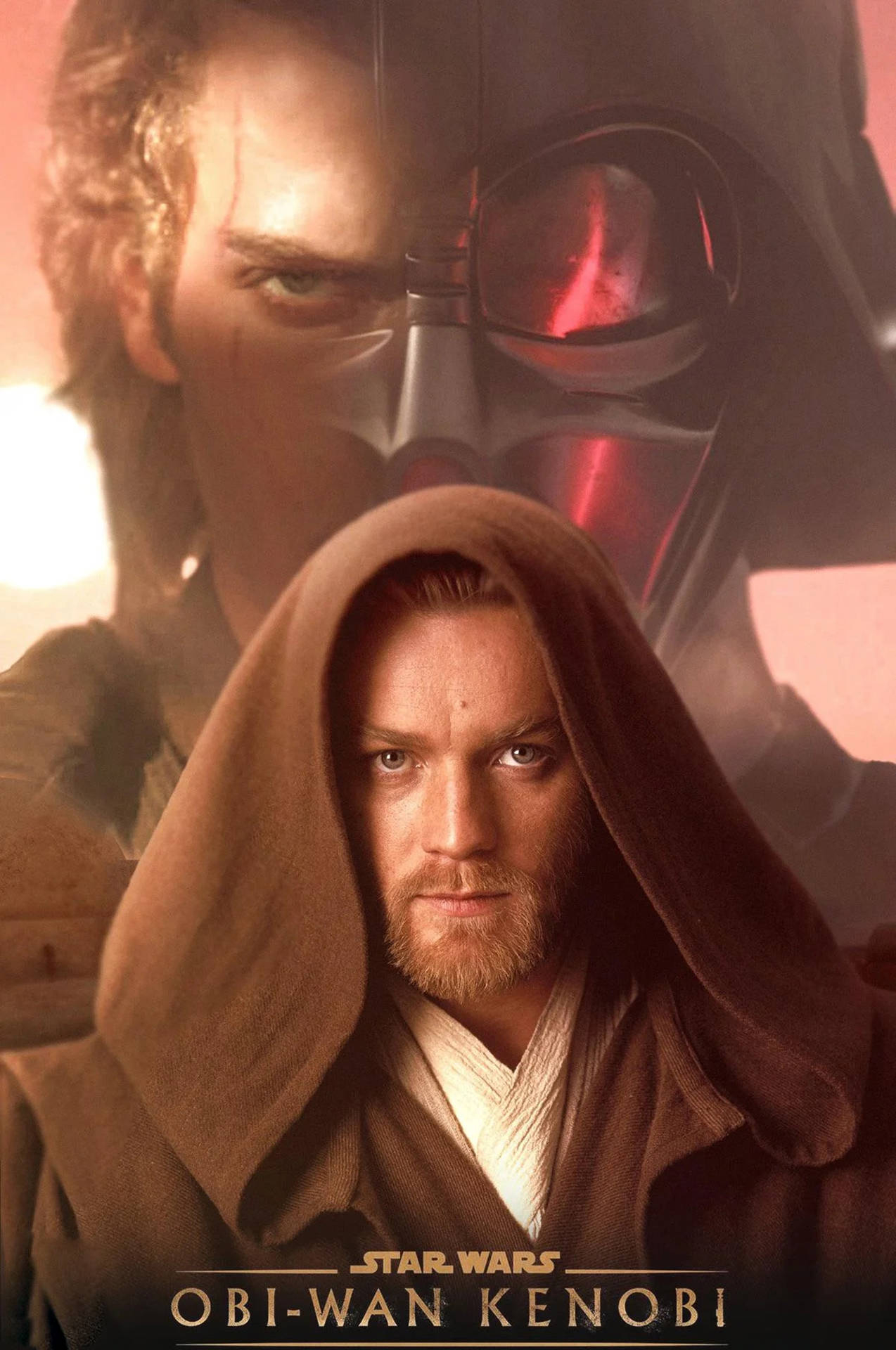 1274x1920 Download Obi Wan Kenobi And Anakin Sywalker Wallpaper