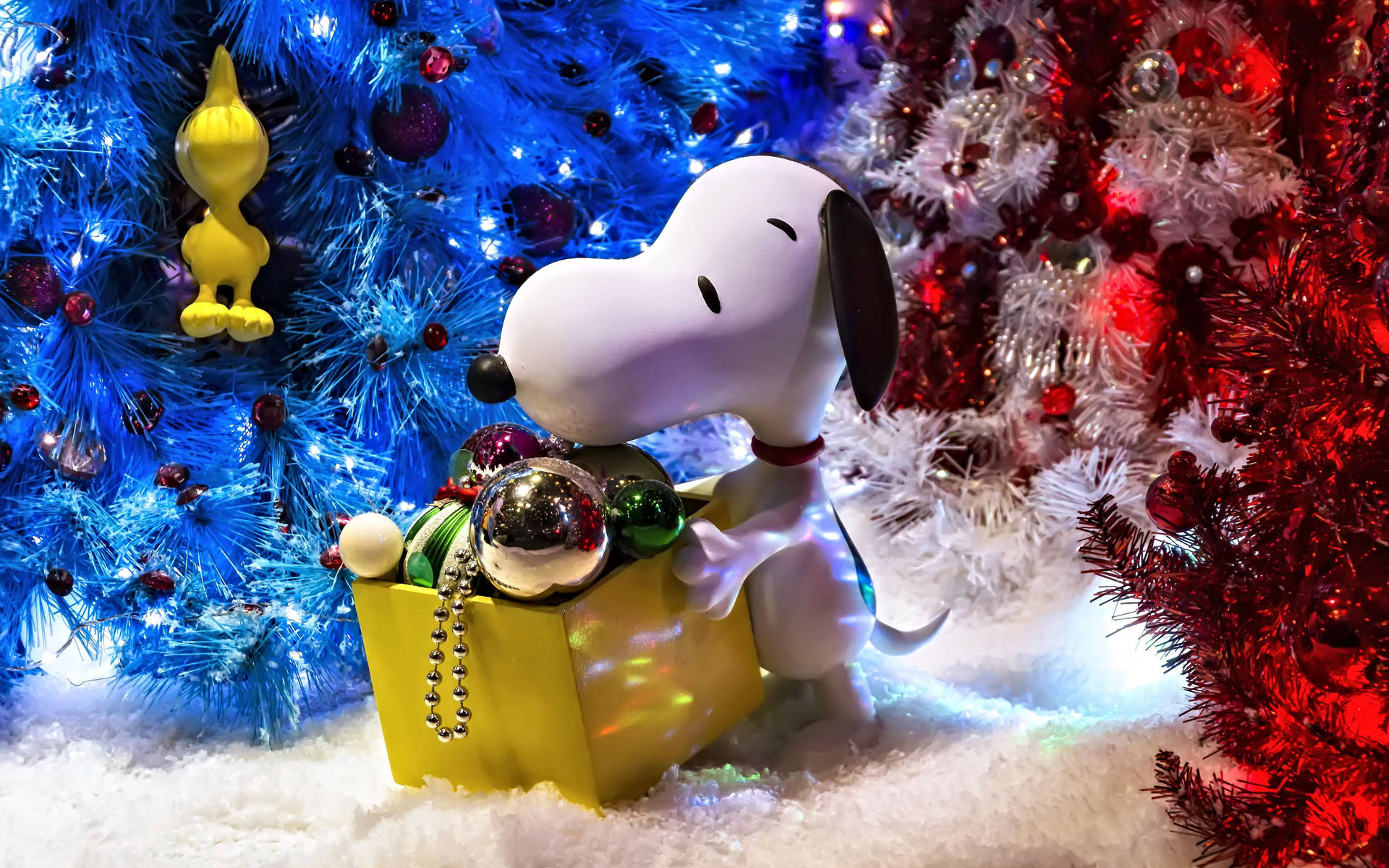 1920x1200 Download Snoopy Christmas 3d Wallpaper
