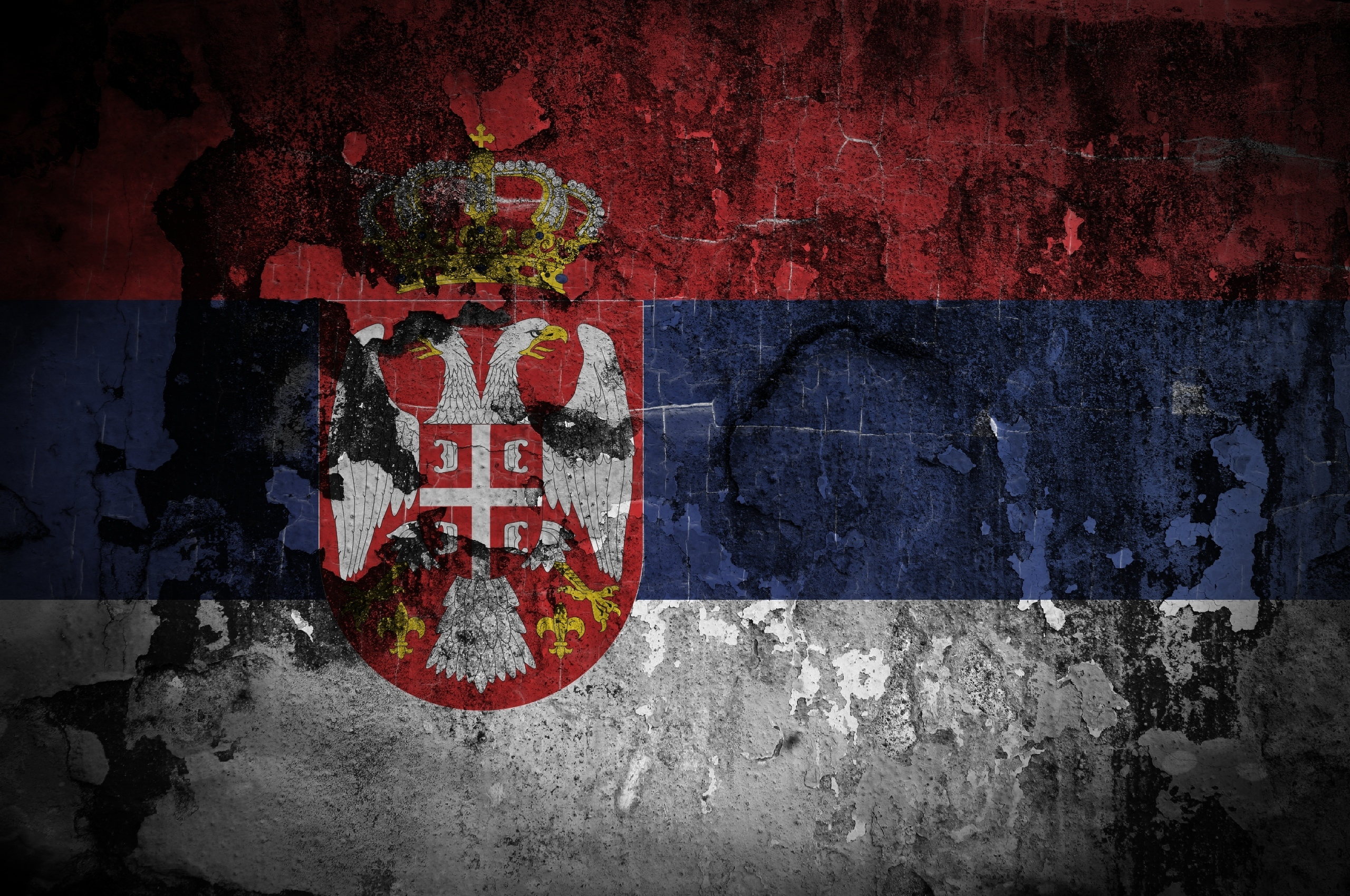 2560x1700 Flag of Serbia HD Wallpaper