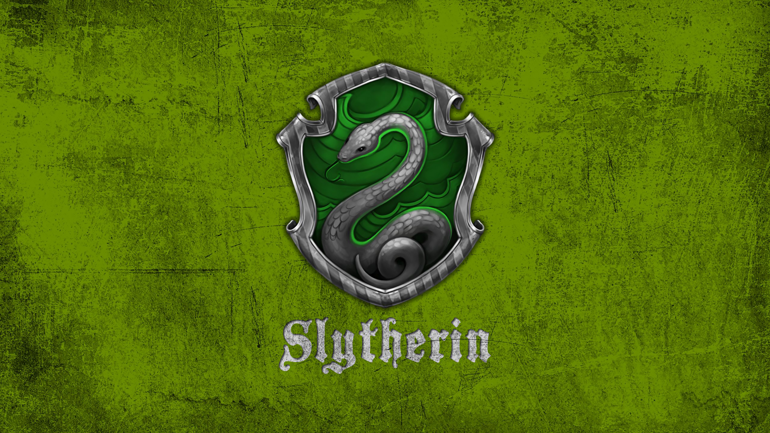 2560x1440 Slytherin Badge Harry Potter Wallpaper 2k Quad HD ID:3543
