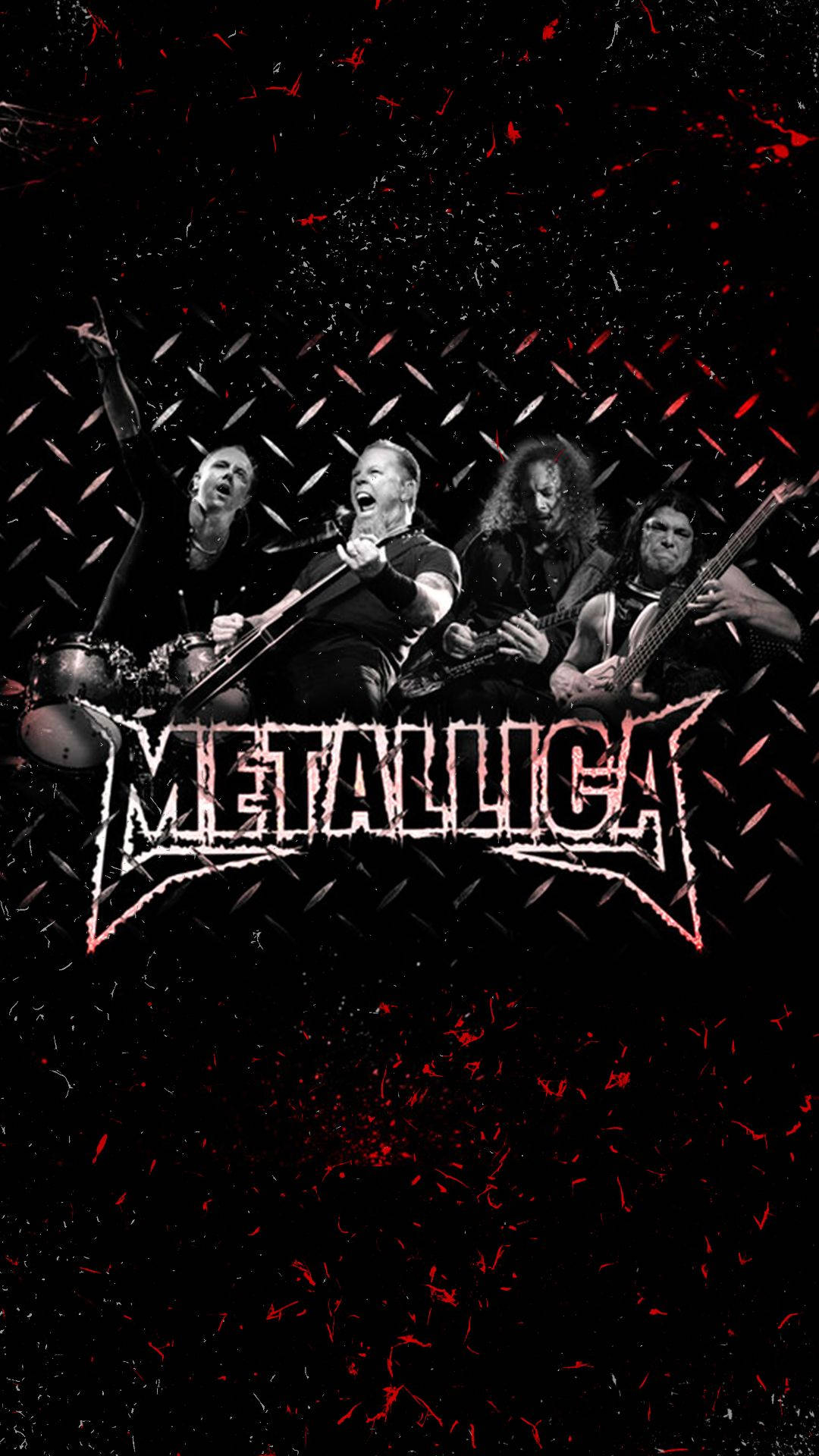 1080x1920 Download Metallica Rock Band Wallpaper