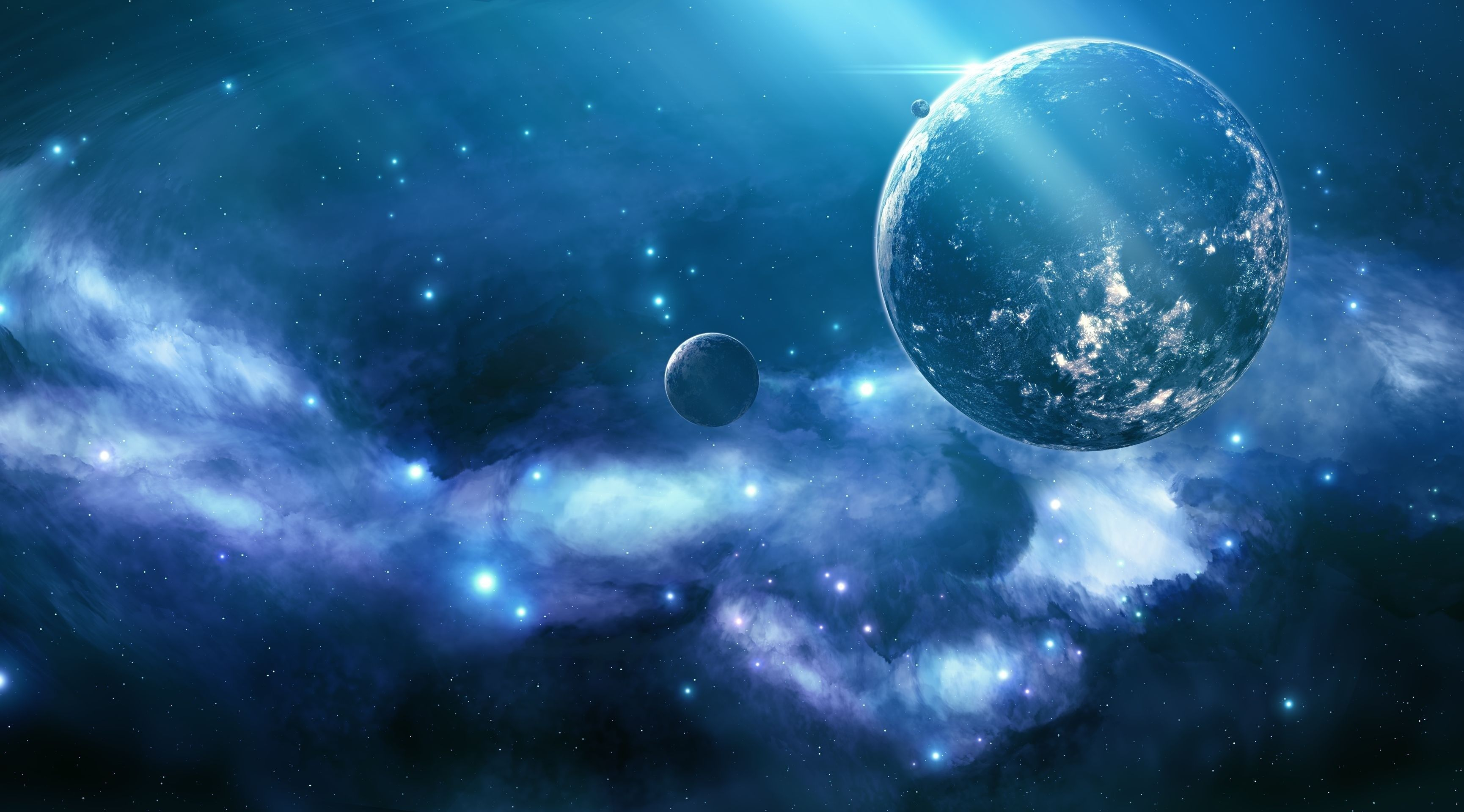 3460x1920 Blue Sci-Fi Wallpapers Top Free Blue Sci-Fi Backgrounds
