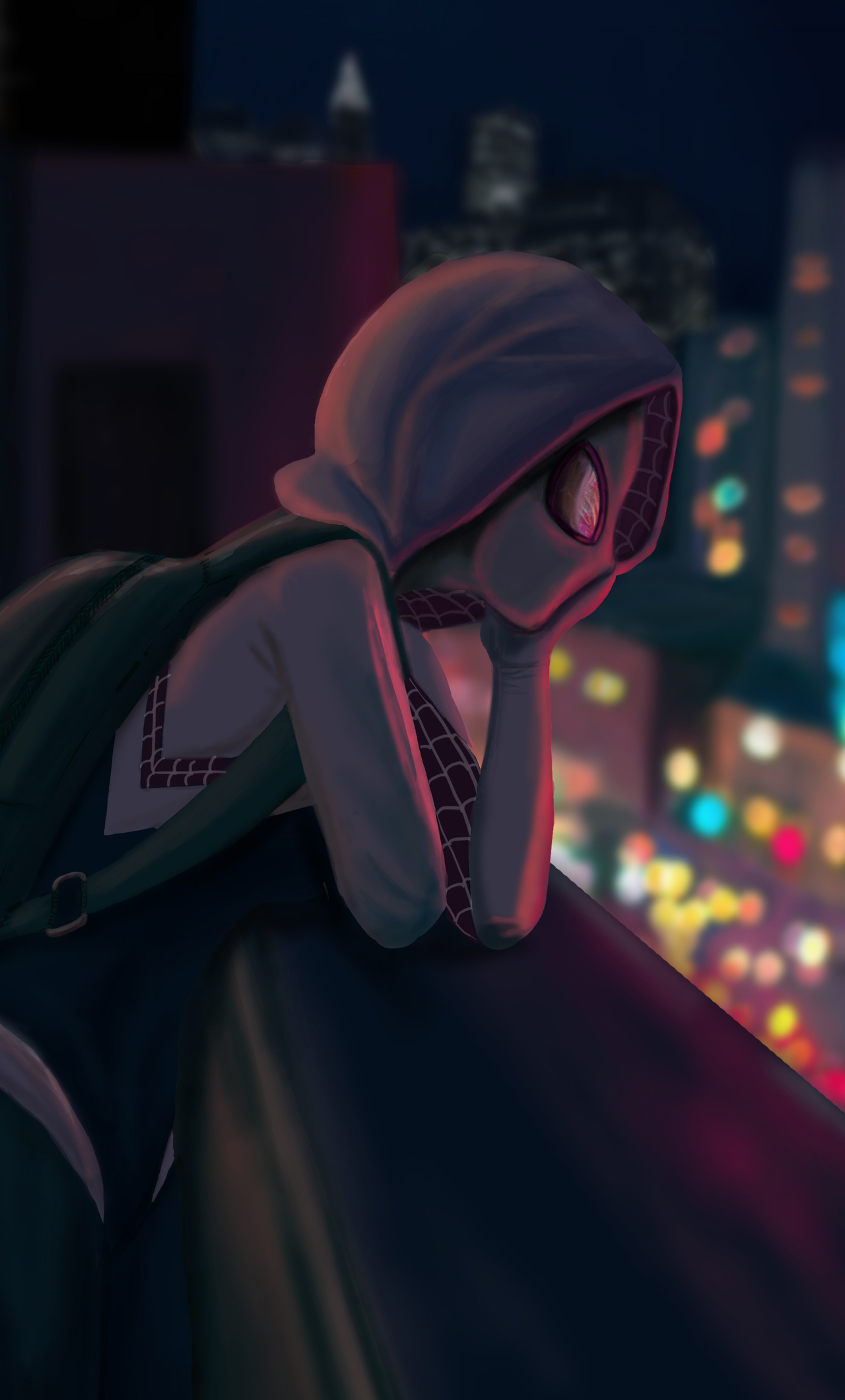 1280x2120 Art Spider Gwen Stacy iPhone 6+ HD 4k Wallpapers, Images, Backgrounds, Photos and Pictures