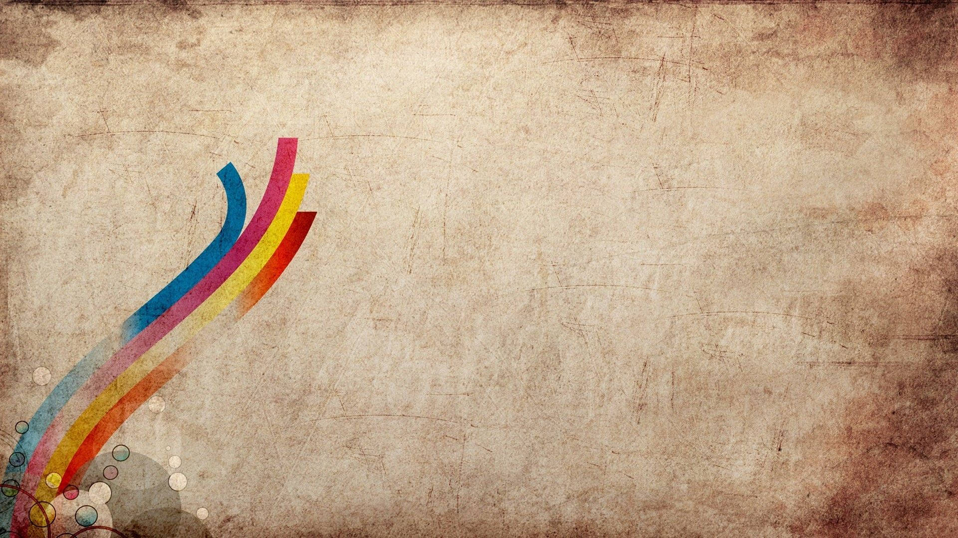 1920x1080 Download Rainbow Colors In Old Paper Wallpaper