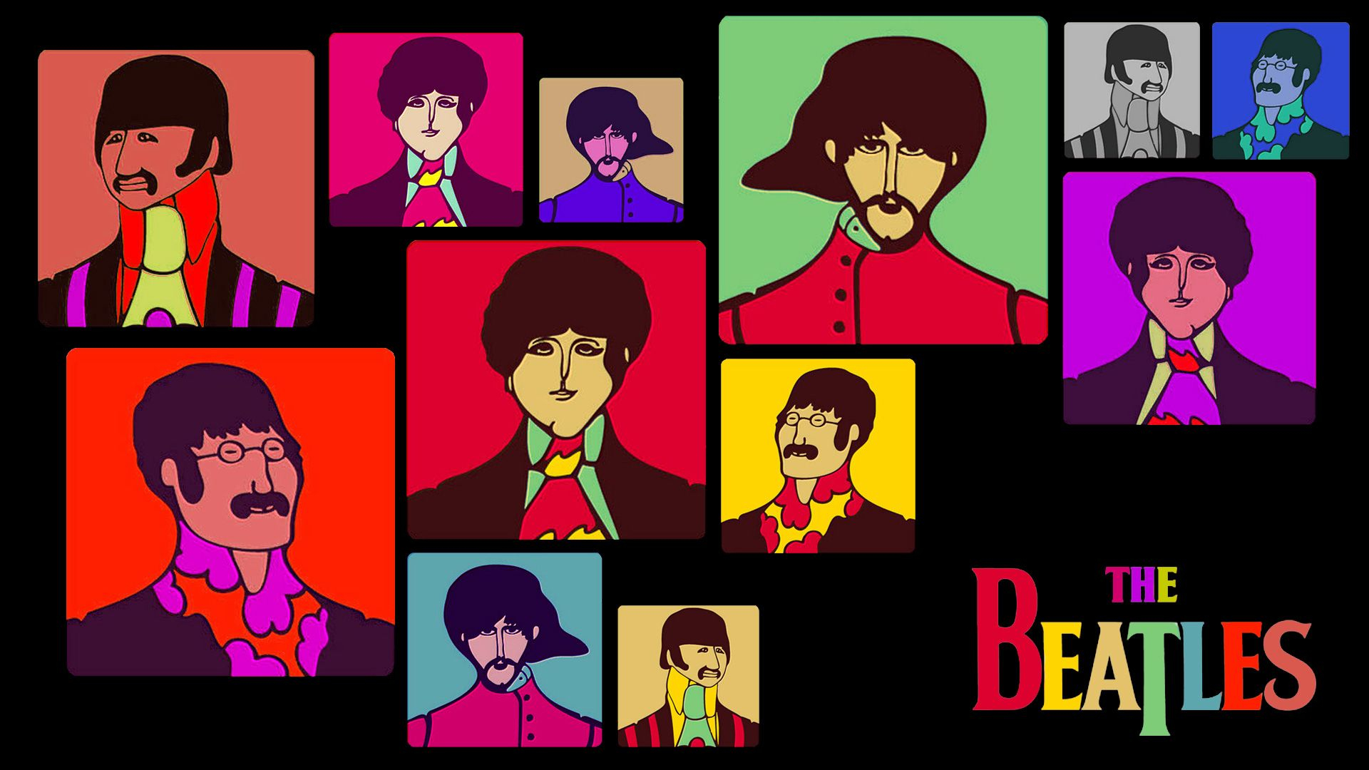 1920x1080 The Beatles Yellow Submarine Wallpaper by | Yellow submarine, Beatles yellow, The beatles