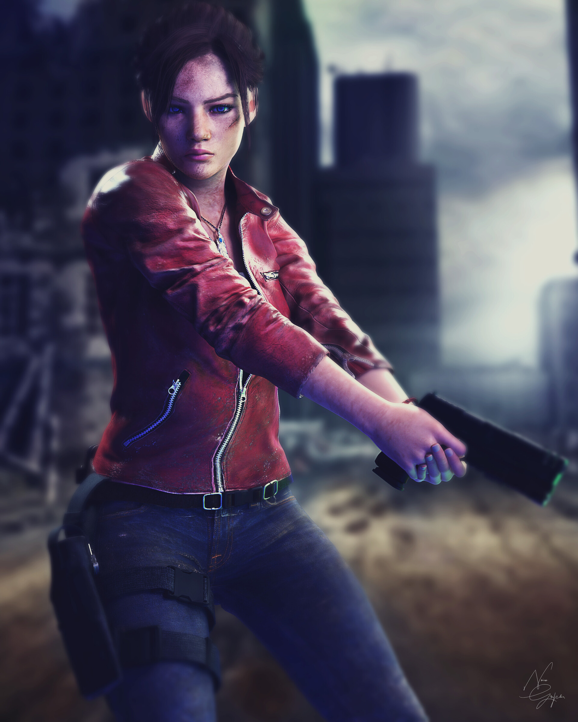 1920x2400 Video Games Resident Evil Claire Redfield Video Game Horror Women Video Game Girls Girls With Guns A Wallpaper Resolution: ID:1162390