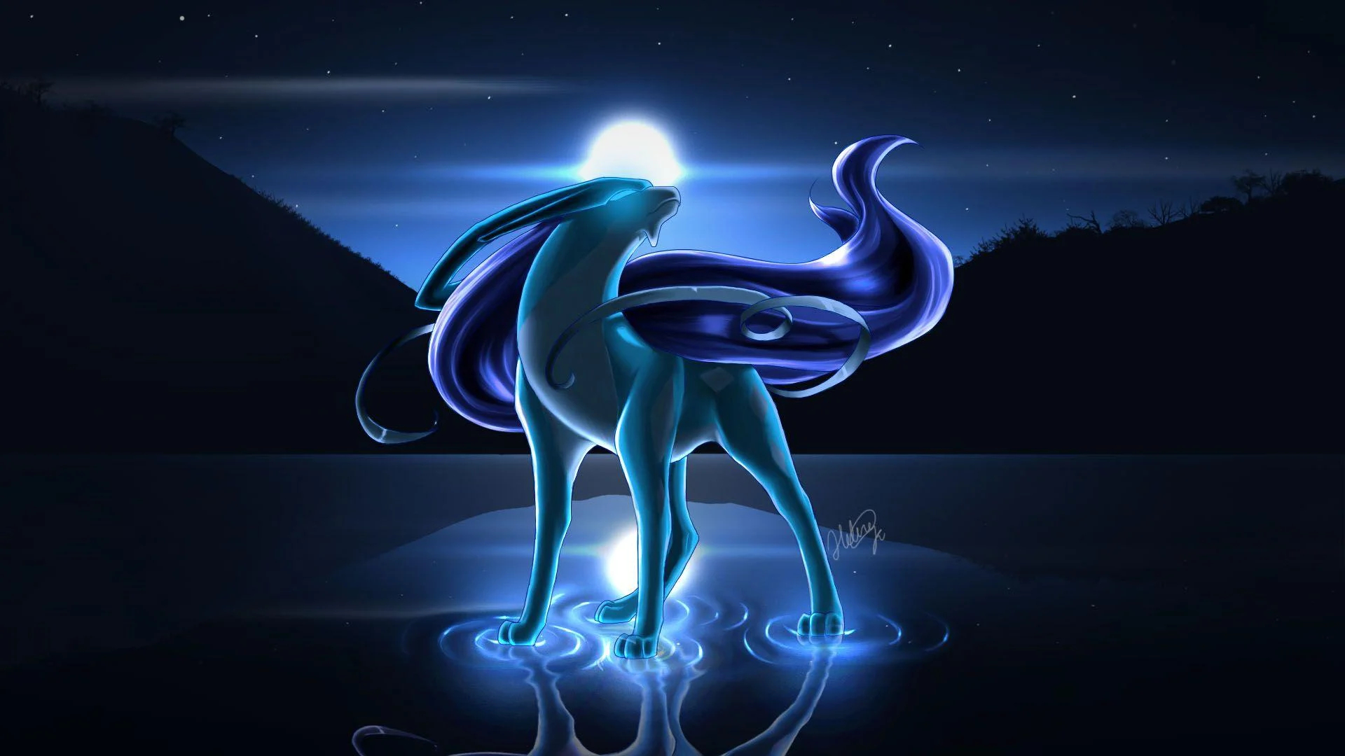 1920x1080 Shiny Suicune Wallpapers Top Free Shiny Suicune Backgrounds