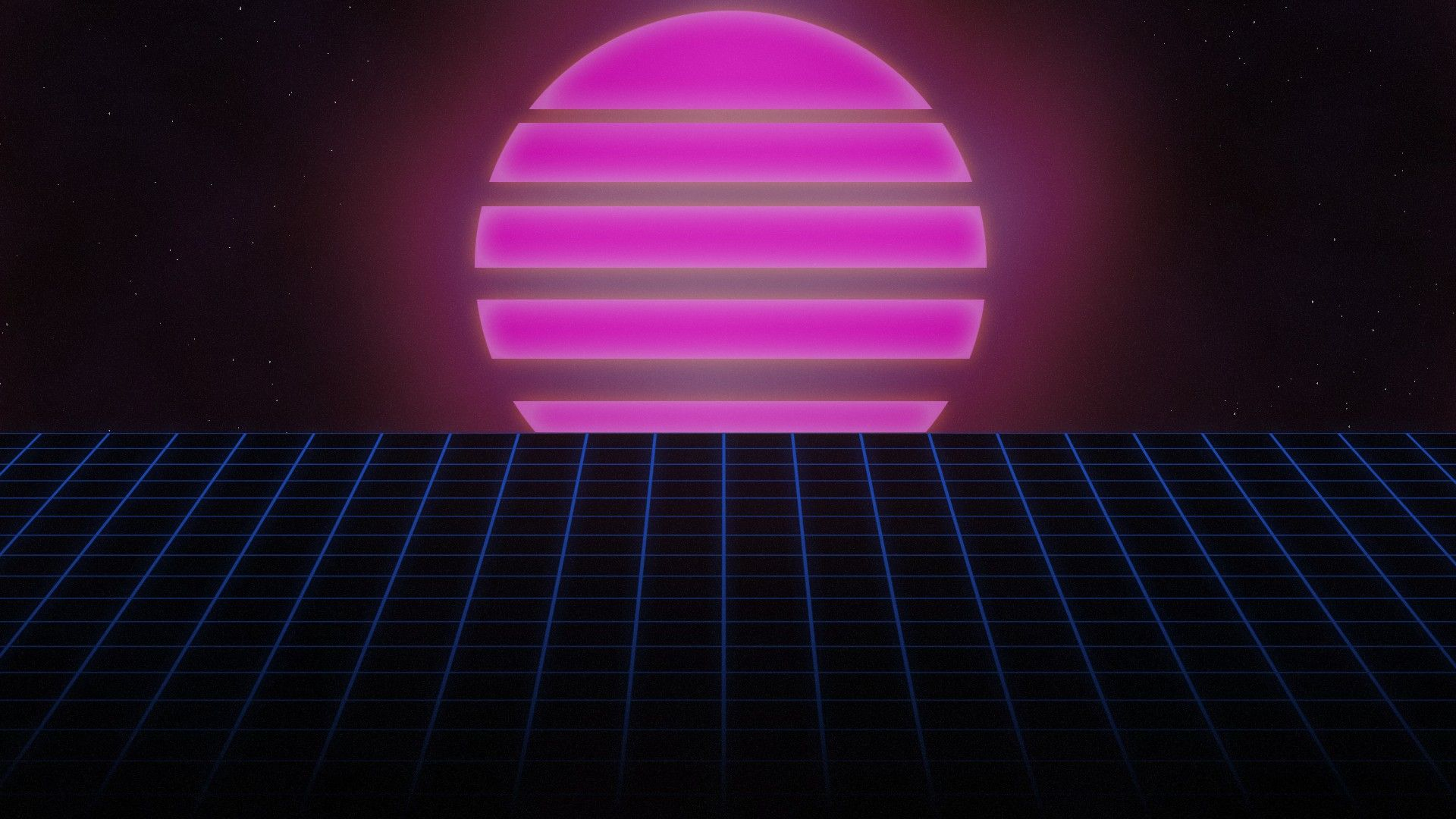 1920x1080 80s Sunset by AllieG3X on Retro 80s Wallpapers | Neon wallpaper, Wallpaper, Minimalist wallpaper