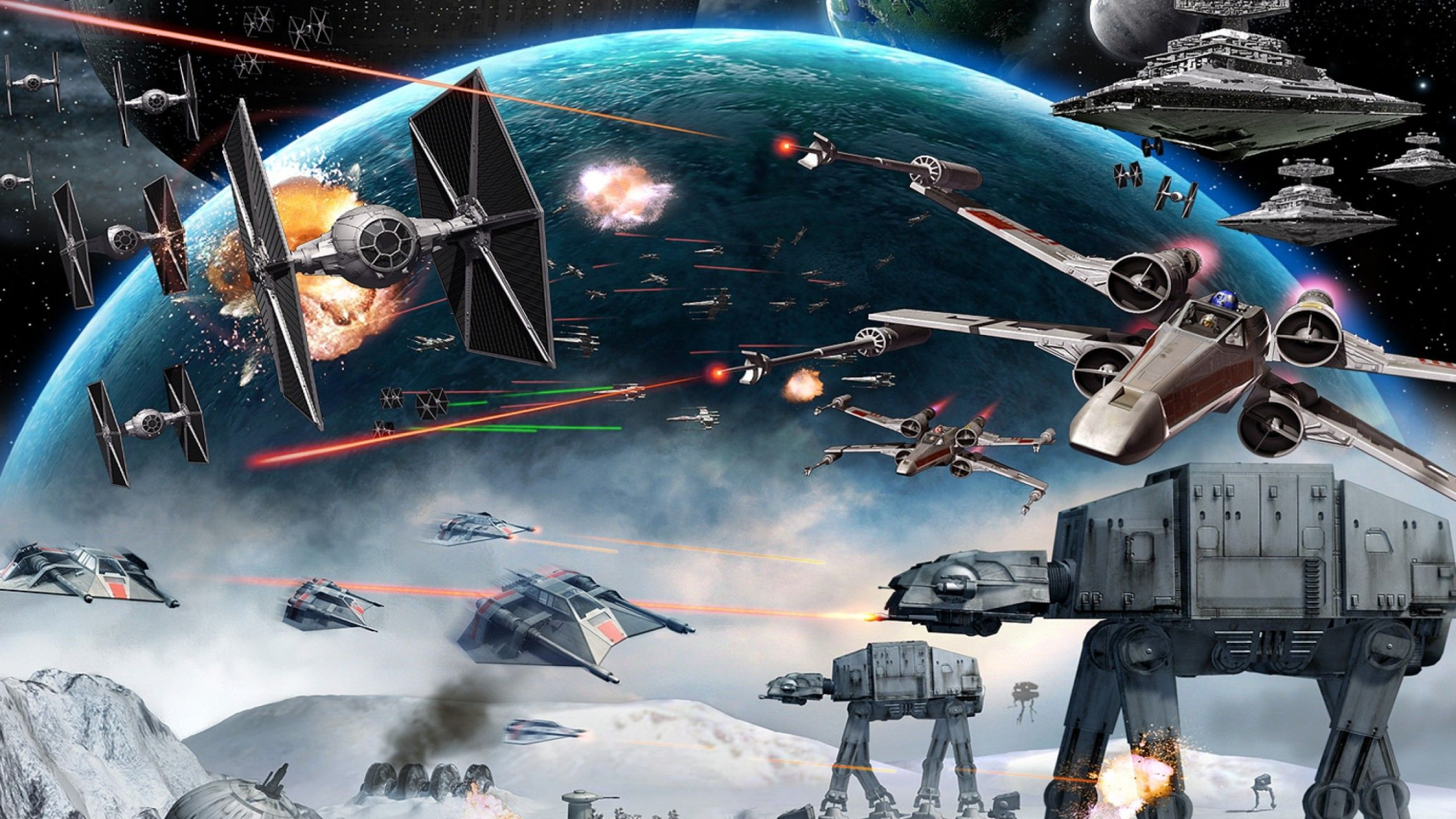 2560x1440 Star Wars Space Battle Wallpapers Top Free Star Wars Space Battle Backgrounds