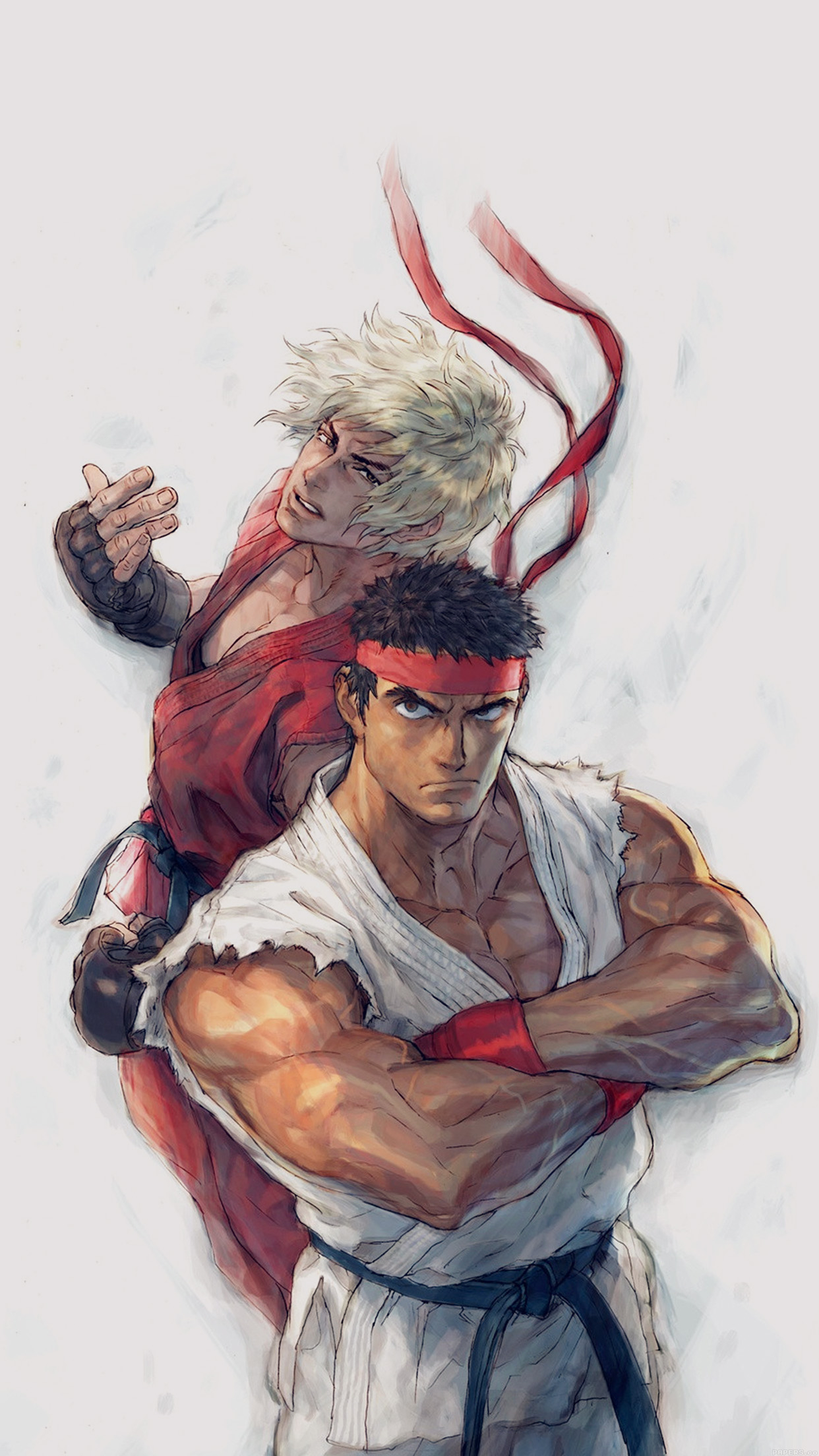 1242x2208 Street Figthers: Ryu and Ken Wallpaper for iPhone 11, Pro Max, X, 8, 7, 6 Free Download on 3Wallpapers