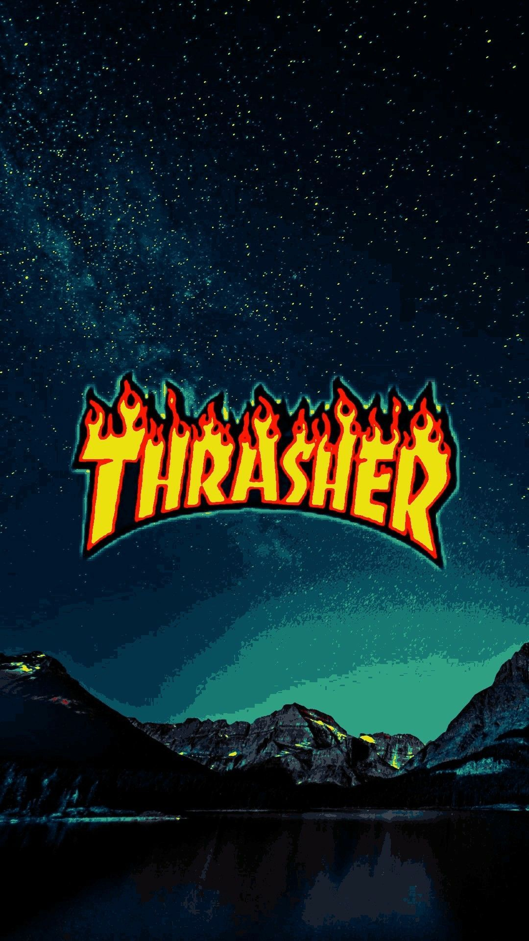 1080x1920 Thrasher Skate Wallpapers