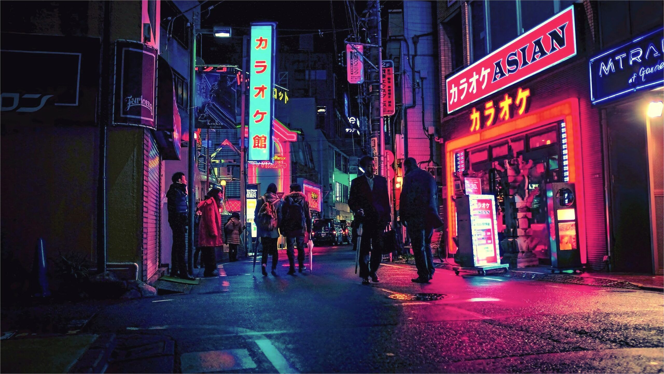 2560x1441 4k Tokyo Street Wallpaper | Neon wallpaper, Cyberpunk city, Neon noir