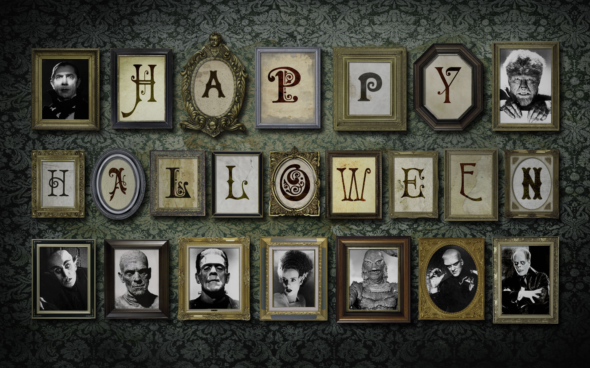 1920x1200 Halloween Wall by Whipper
