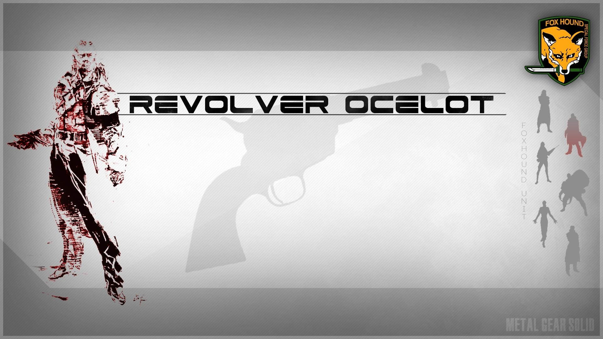 1920x1080 Revolver Ocelot, real name Adamska and also known as Adam by Yoji Shinkawa
