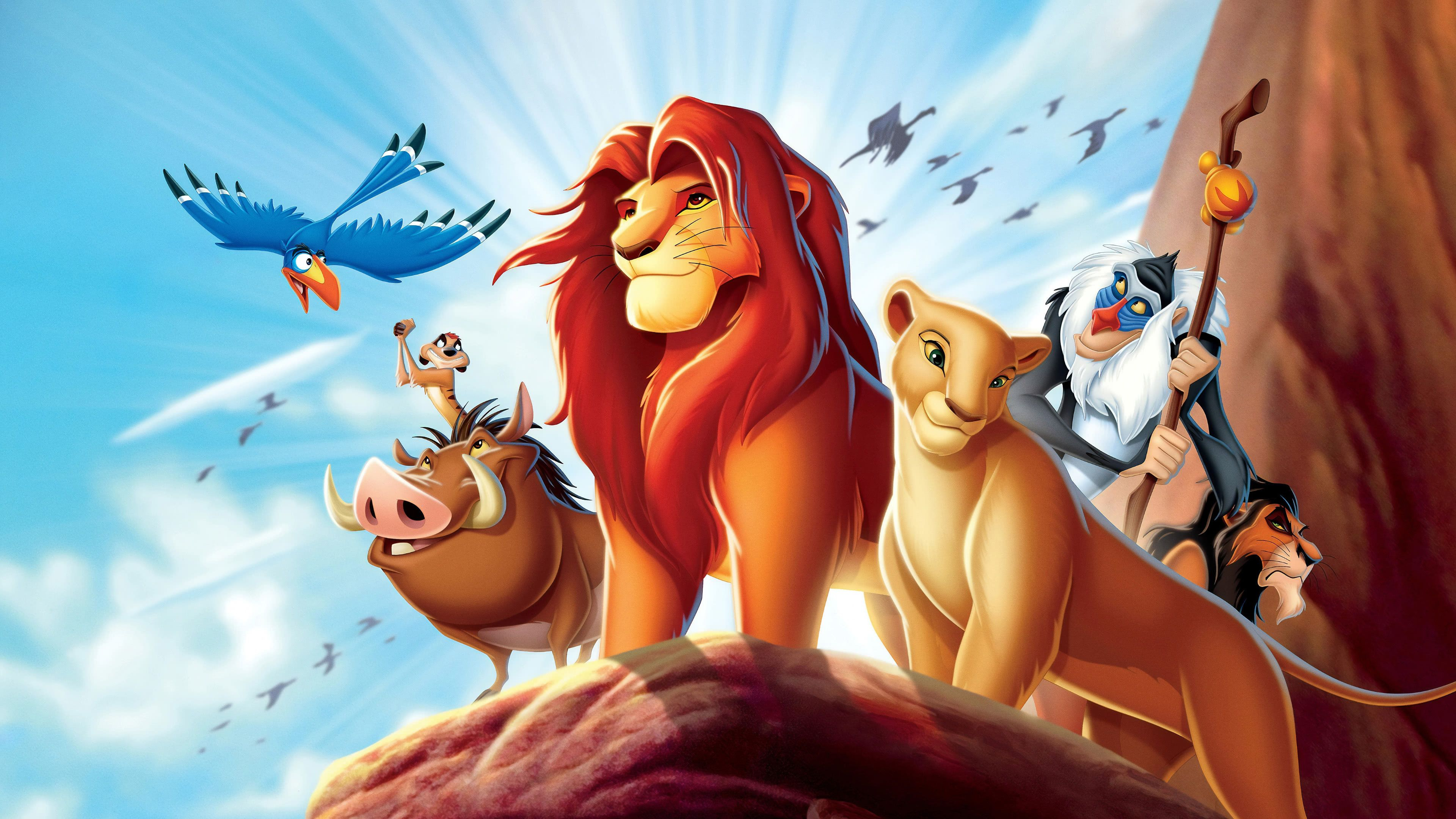 3840x2160 Lion King Simba and Nala Wallpapers