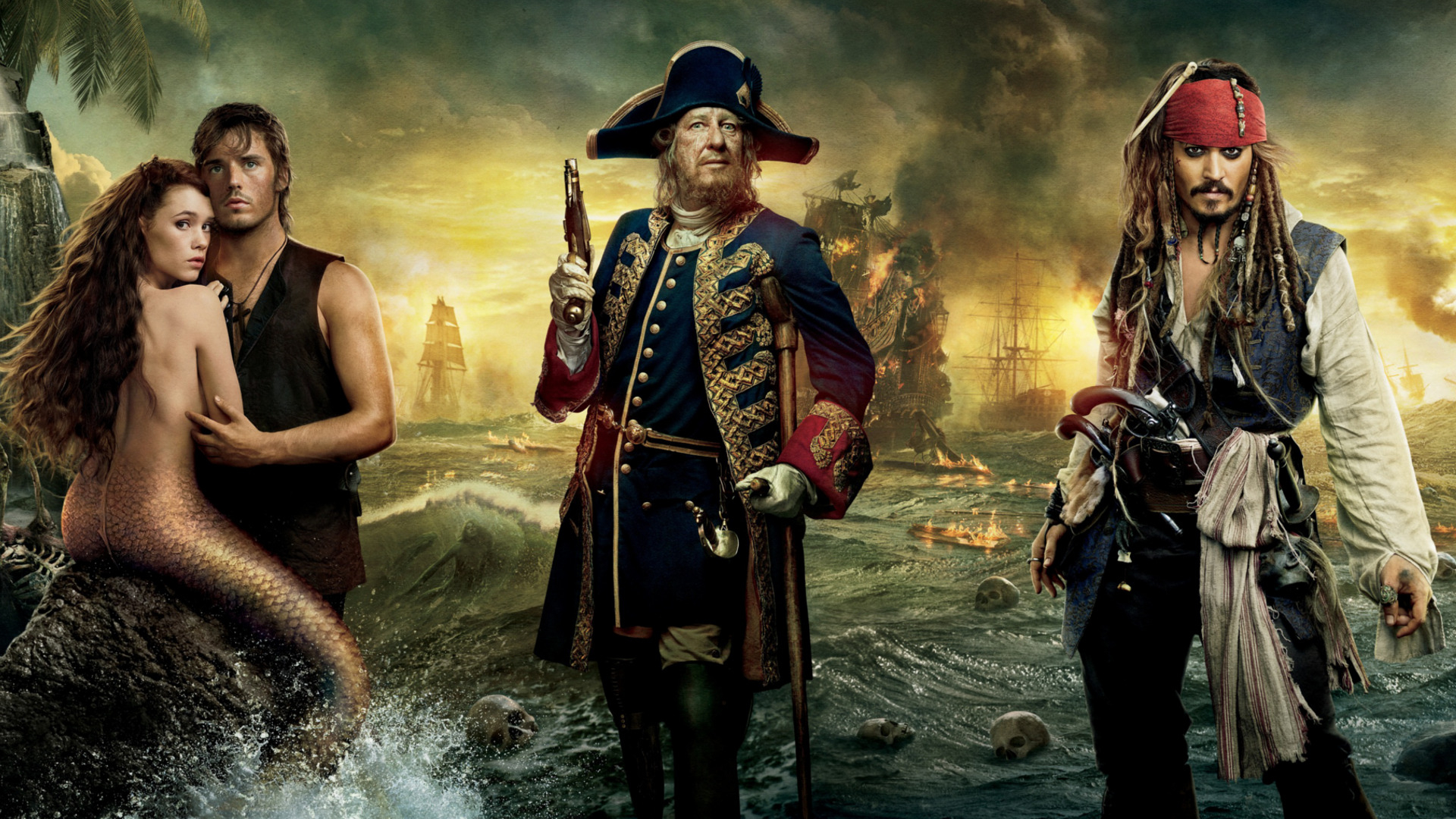 1920x1080 Pirates of the Caribbean: On Stranger Tides HD Wallpaper