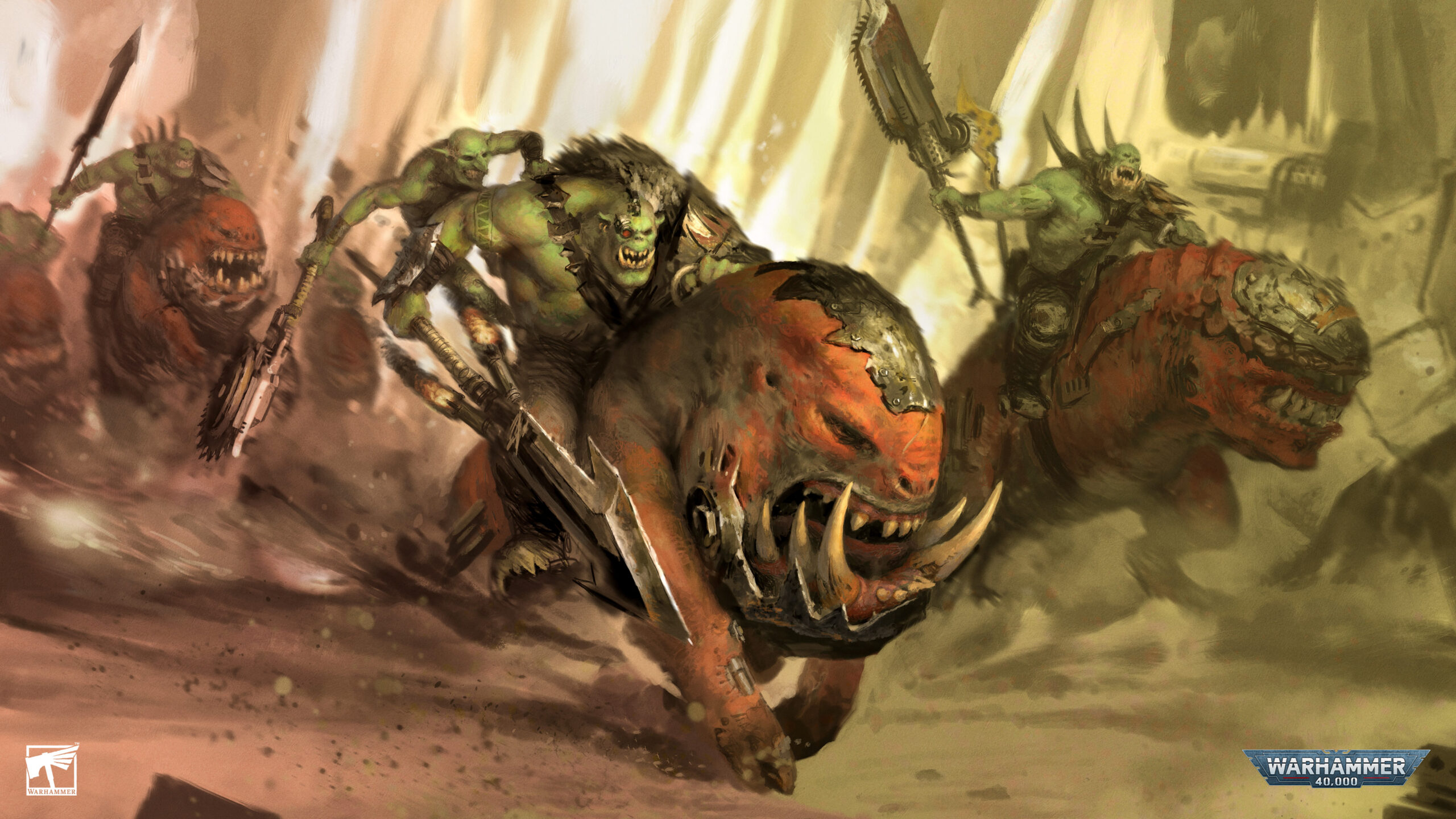 2560x1440 Download These Ded Snazzy Wallpapers From Codex: Orks For Free Warhammer Community
