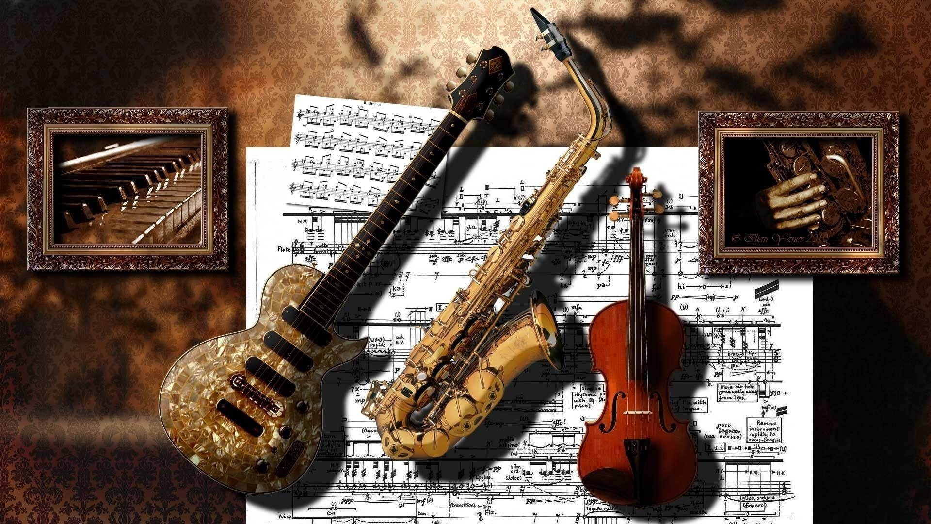 1920x1080 Music Instruments Wallpaper (58+ pictures