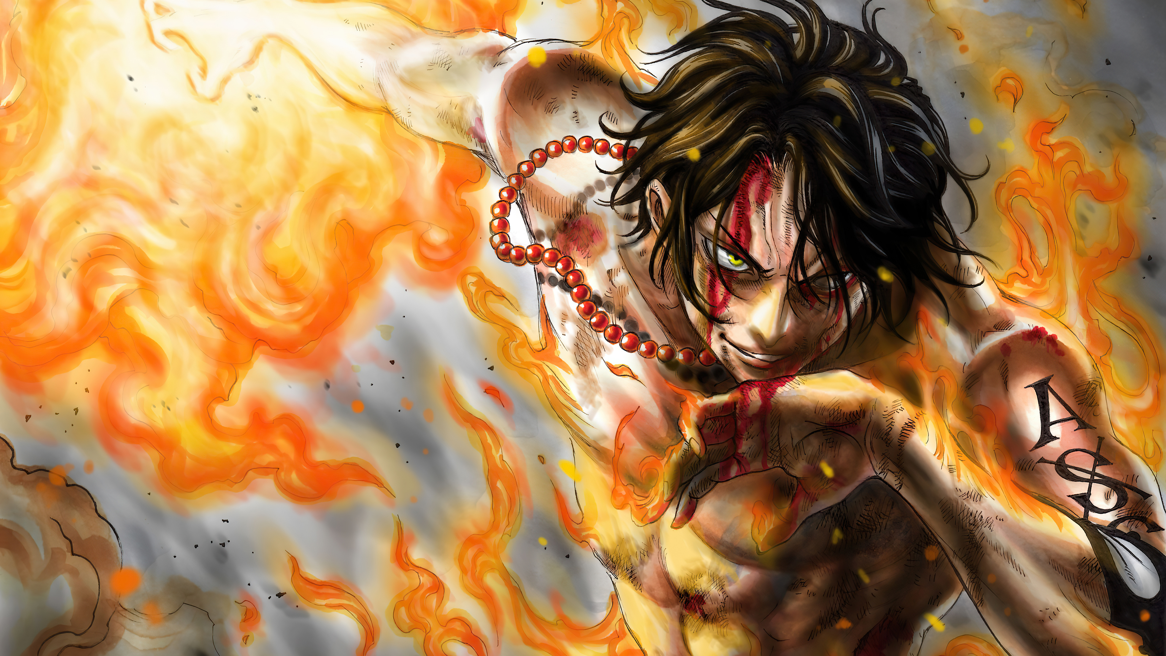 3840x2160 One Piece Fire 4k, HD Anime, 4k Wallpapers, Images, Backgrounds, Photos and Pictures