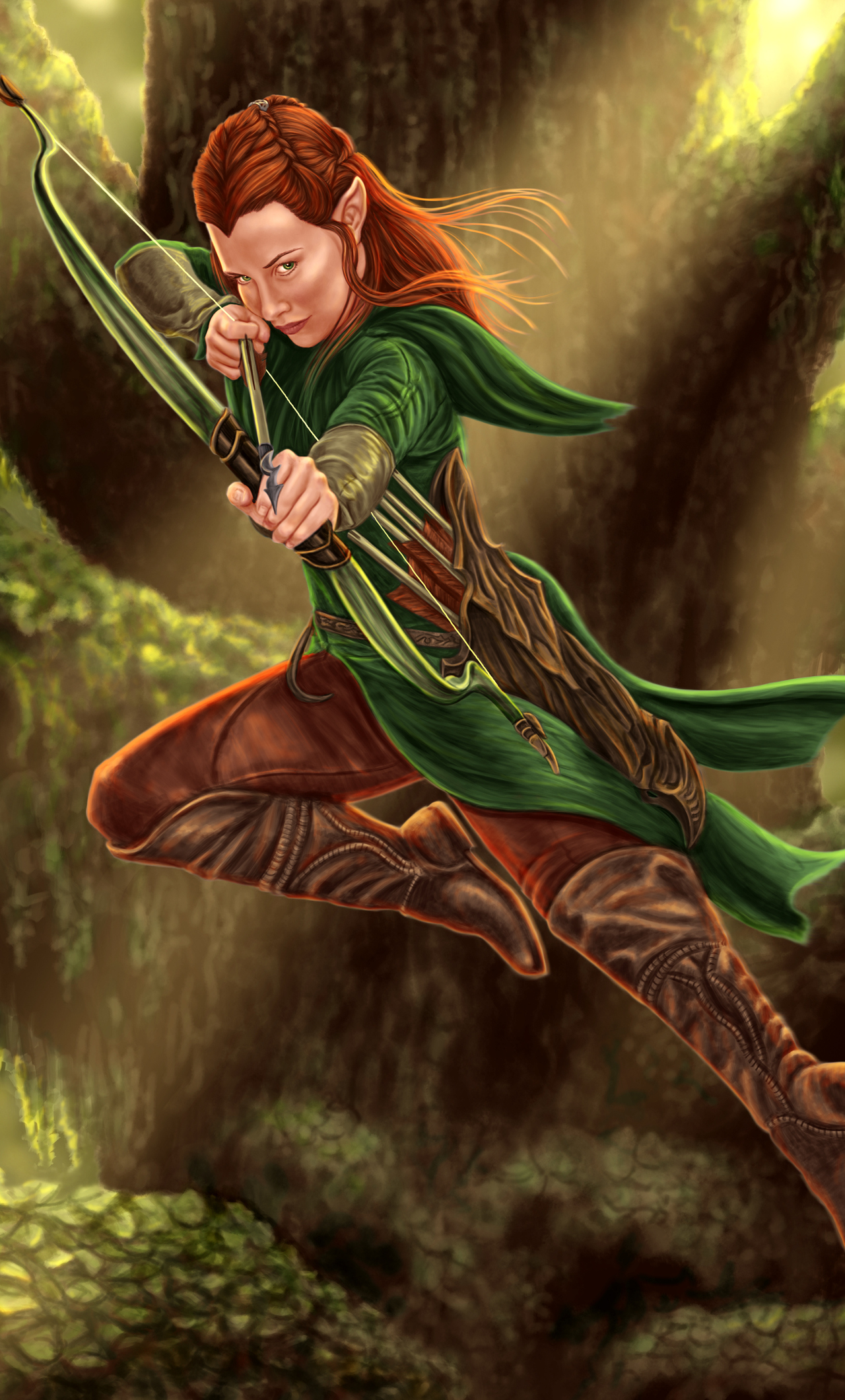 1280x2120 Tauriel Hobbit 4k iPhone 6+ HD 4k Wallpapers, Images, Backgrounds, Photos and Pictures
