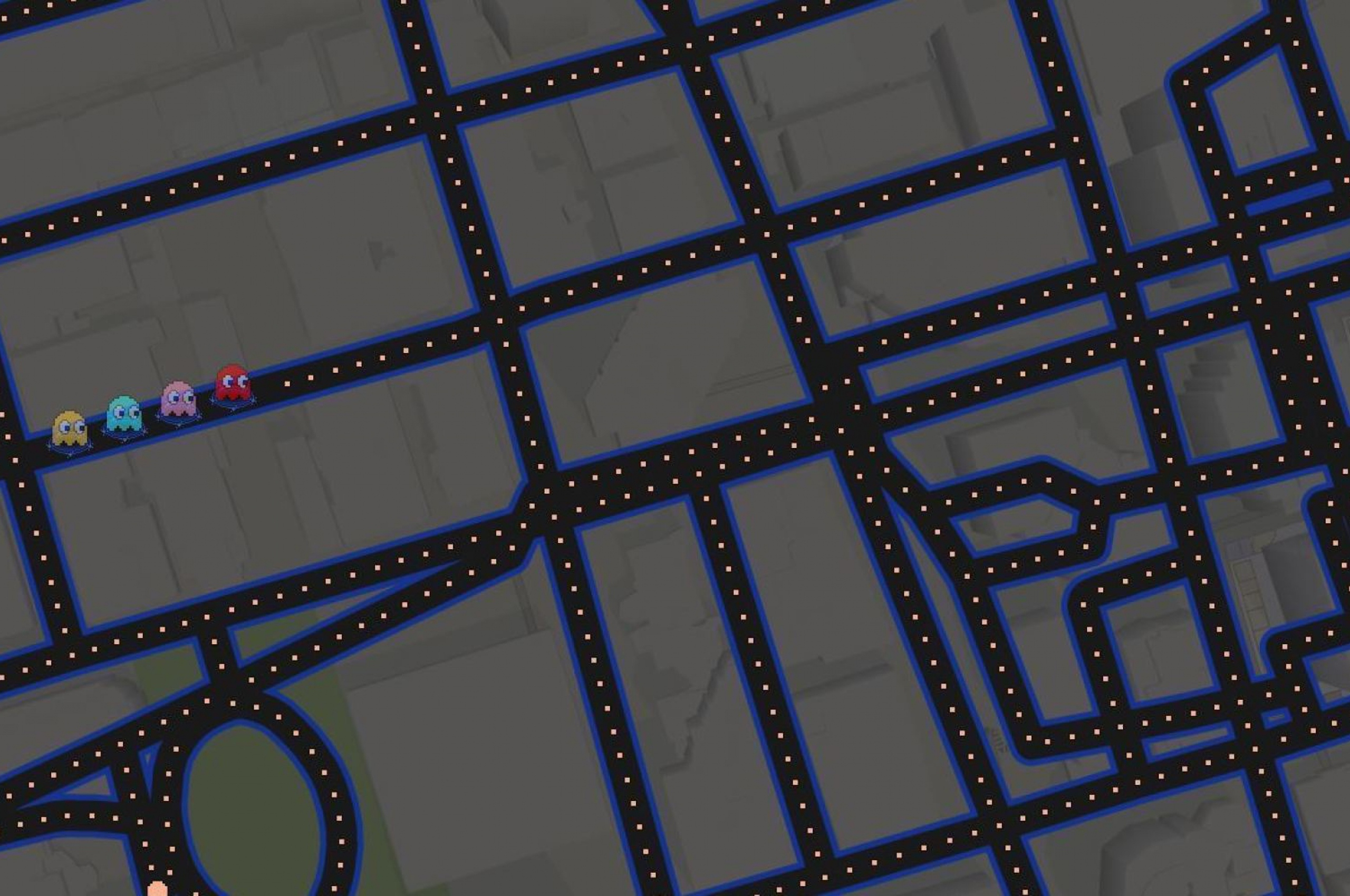 2560x1700 Google Maps Pacman Art Chromebook Pixel HD 4k Wallpapers, Images, Backgrounds, Photos and Pictures