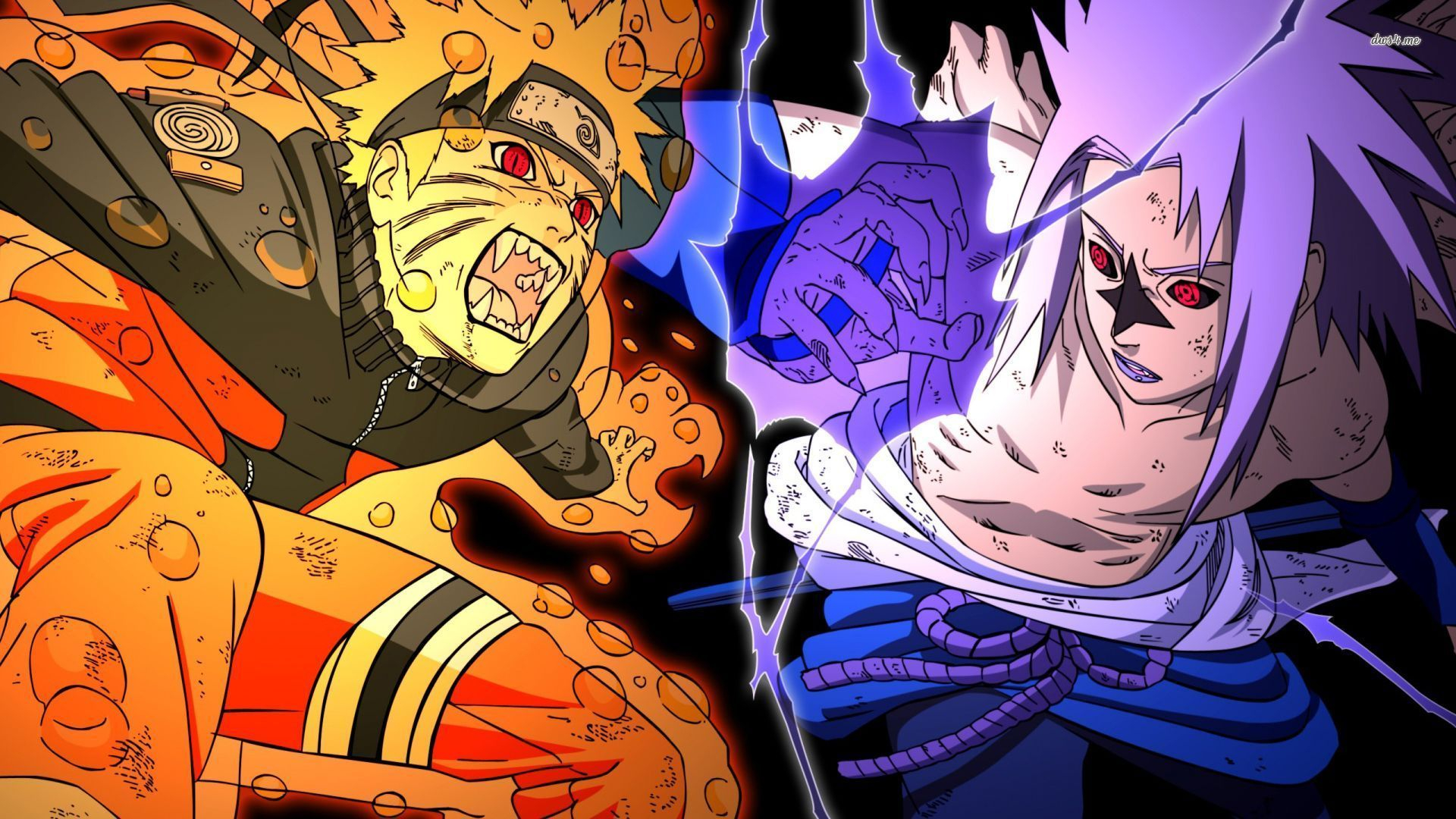 1920x1080 Naruto \u0026 Sasuke | Naruto vs sasuke, Naruto and sasuke, Anime