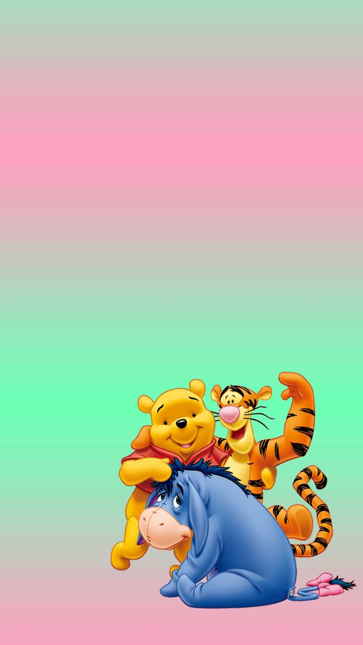 1242x2208 4K Winnie The Pooh Wallpaper
