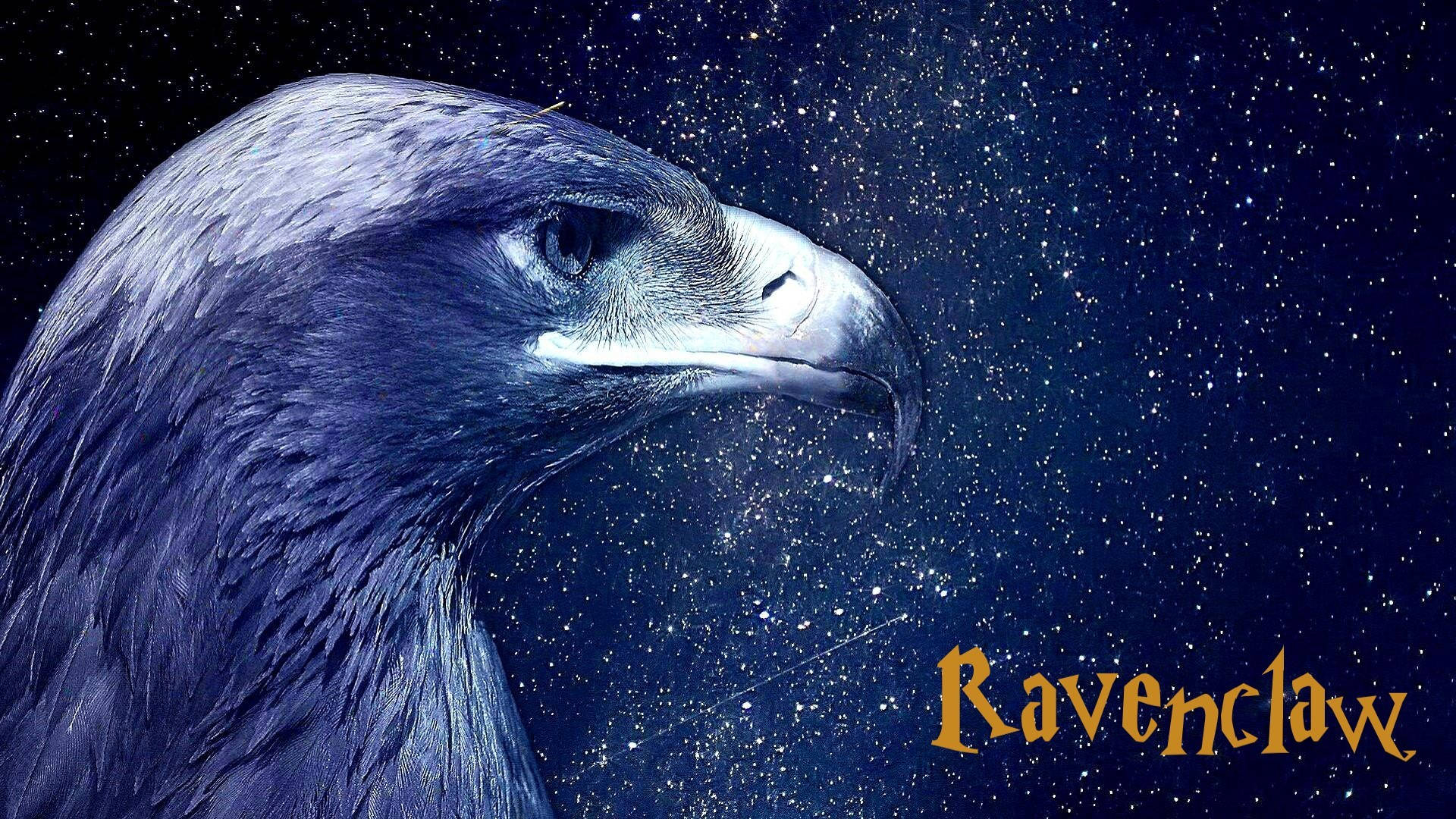1920x1080 Download Ravenclaw Galaxy Magic Art Wallpaper