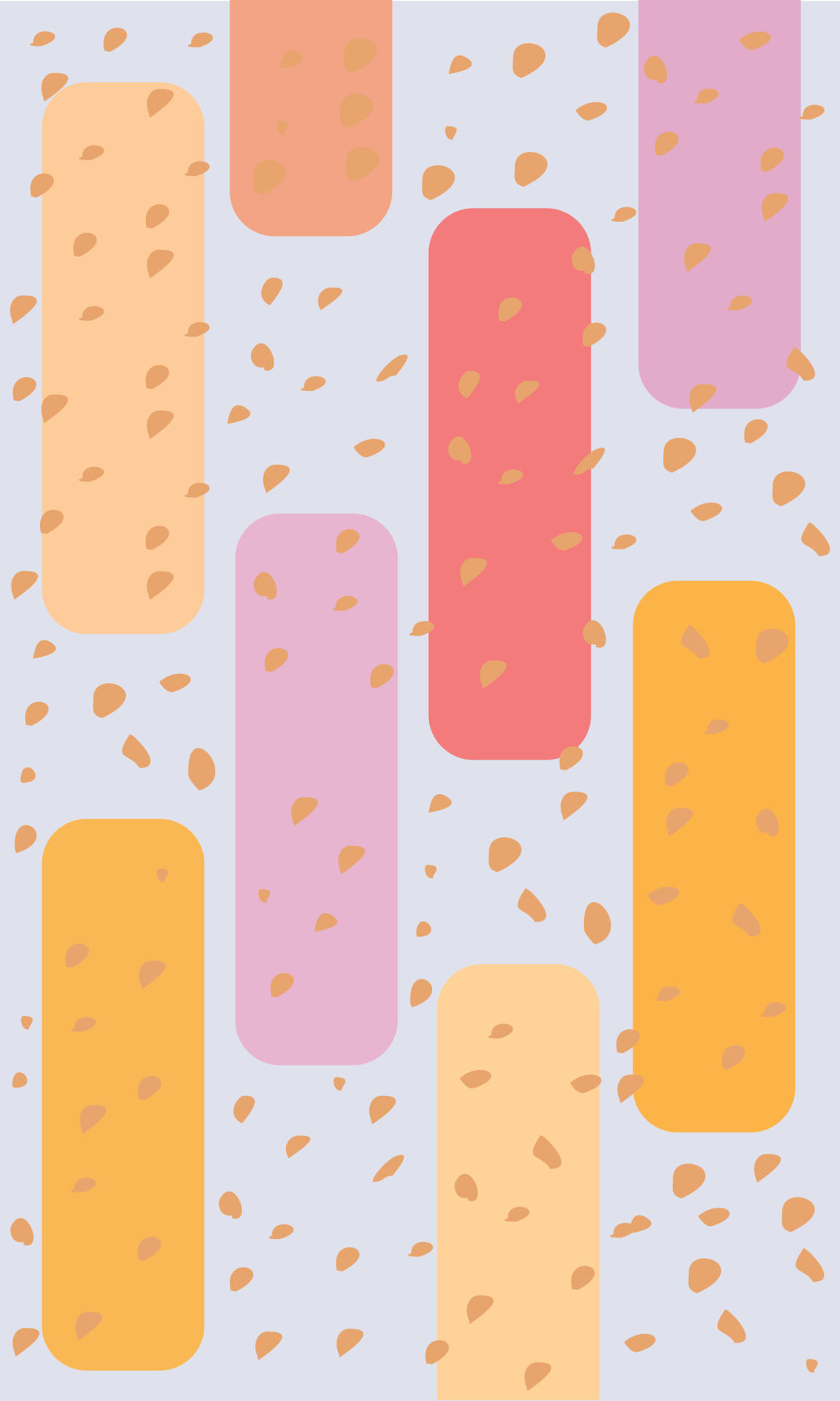 1151x1920 Cute Background with pink, red, orange and purple. Perfect for wallpaper and backdrop 4821031 Vector Art