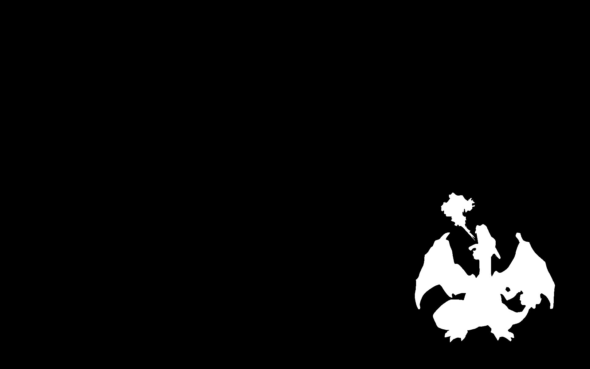 1920x1200 pokemon, Black, And, White, Charizard Wallpapers HD / Desktop and Mobile Backgrounds