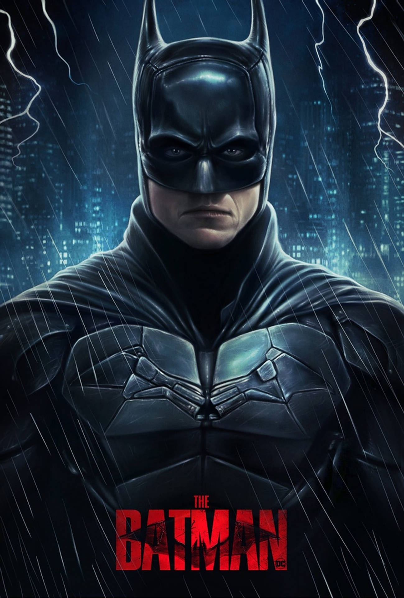 1299x1920 Download The Batman 2022 Portrait Wallpaper