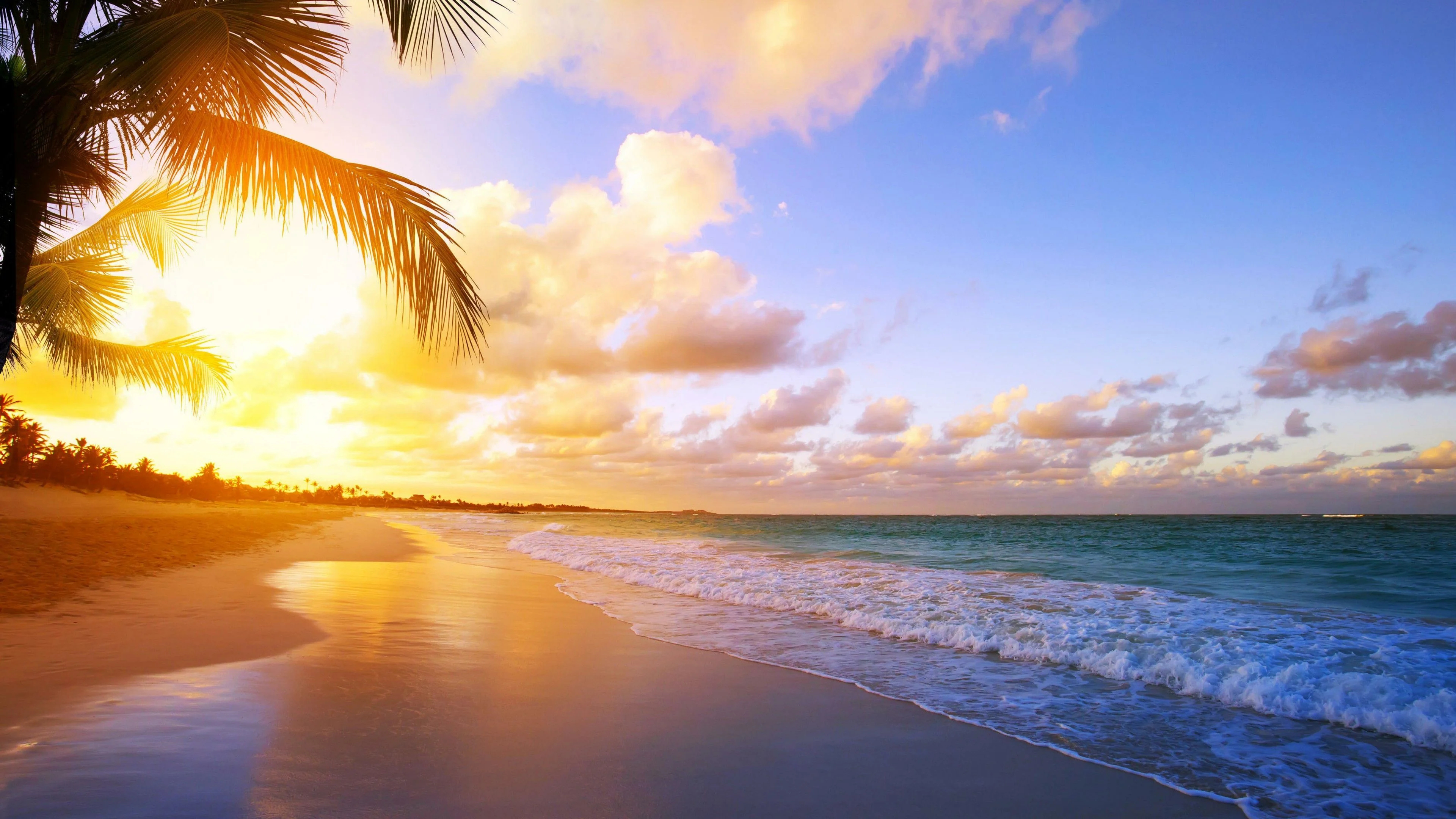 3840x2160 Beach Sunrise Wallpapers Top Free Beach Sunrise Backgrounds
