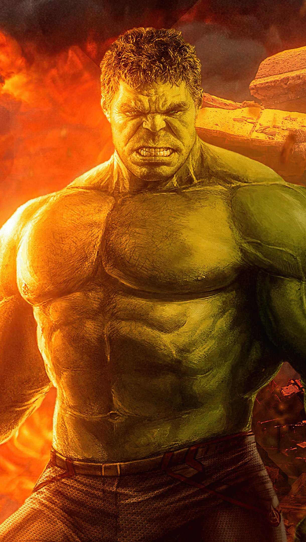 1220x2160 Hulk Wallpaper