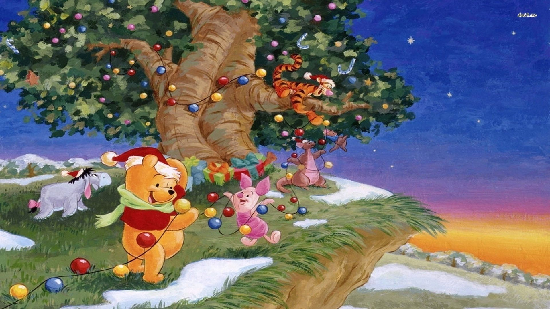 1920x1080 Winnie the Pooh Christmas Wallpapers Top Free Winnie the Pooh Christmas Backgrounds