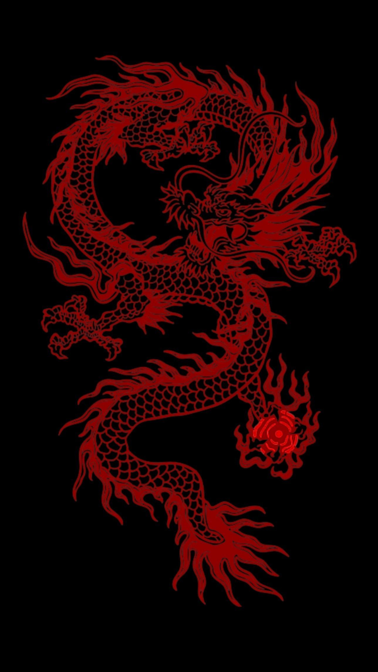 1288x2289 Red Chinese Dragon Wallpapers Top Free Red Chinese Dragon Backgrounds