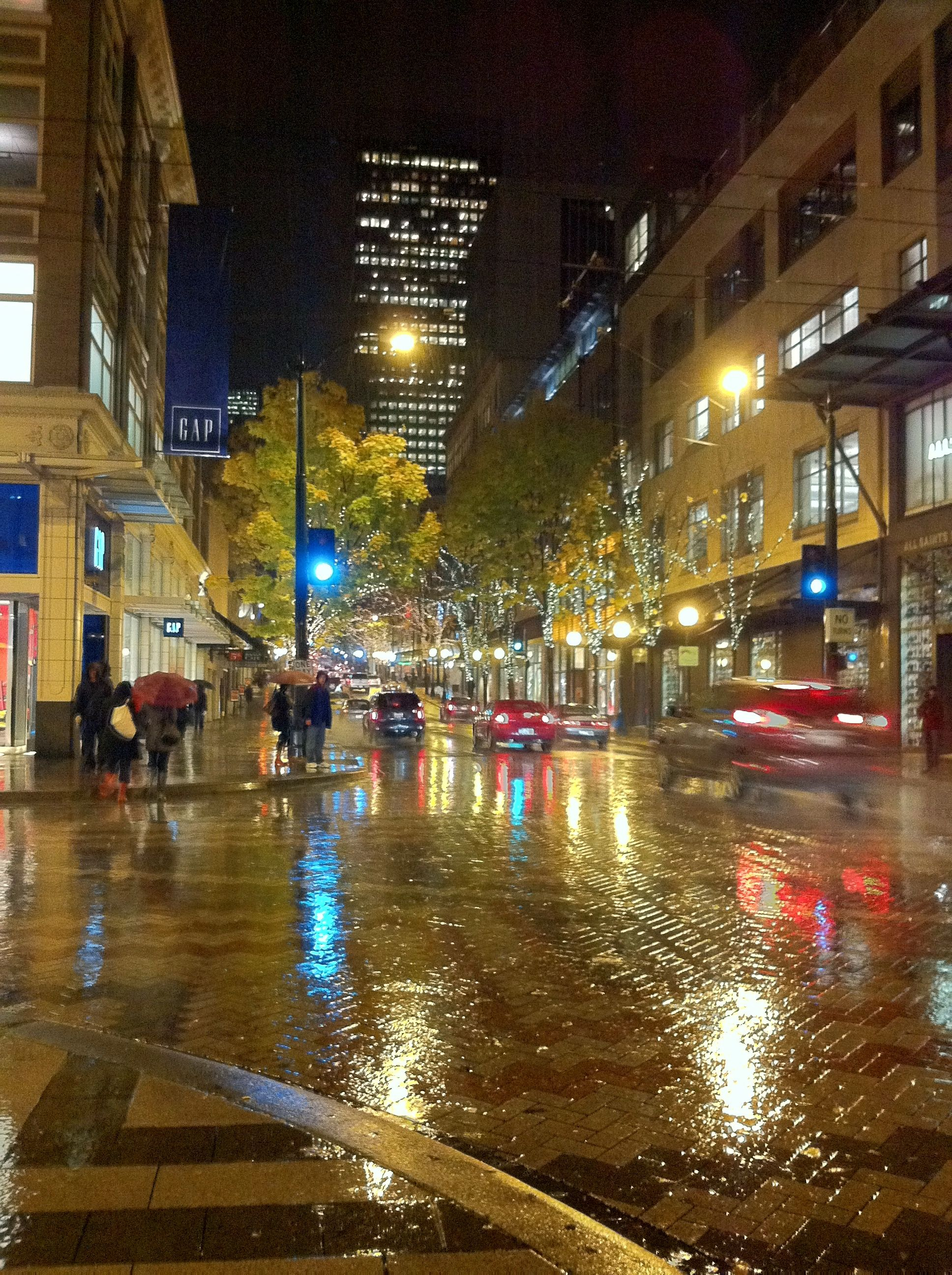 1936x2592 Seattle downtown in the rain (but of course) | Seattle rain, Sleepless in seattle, Seattle washingt
