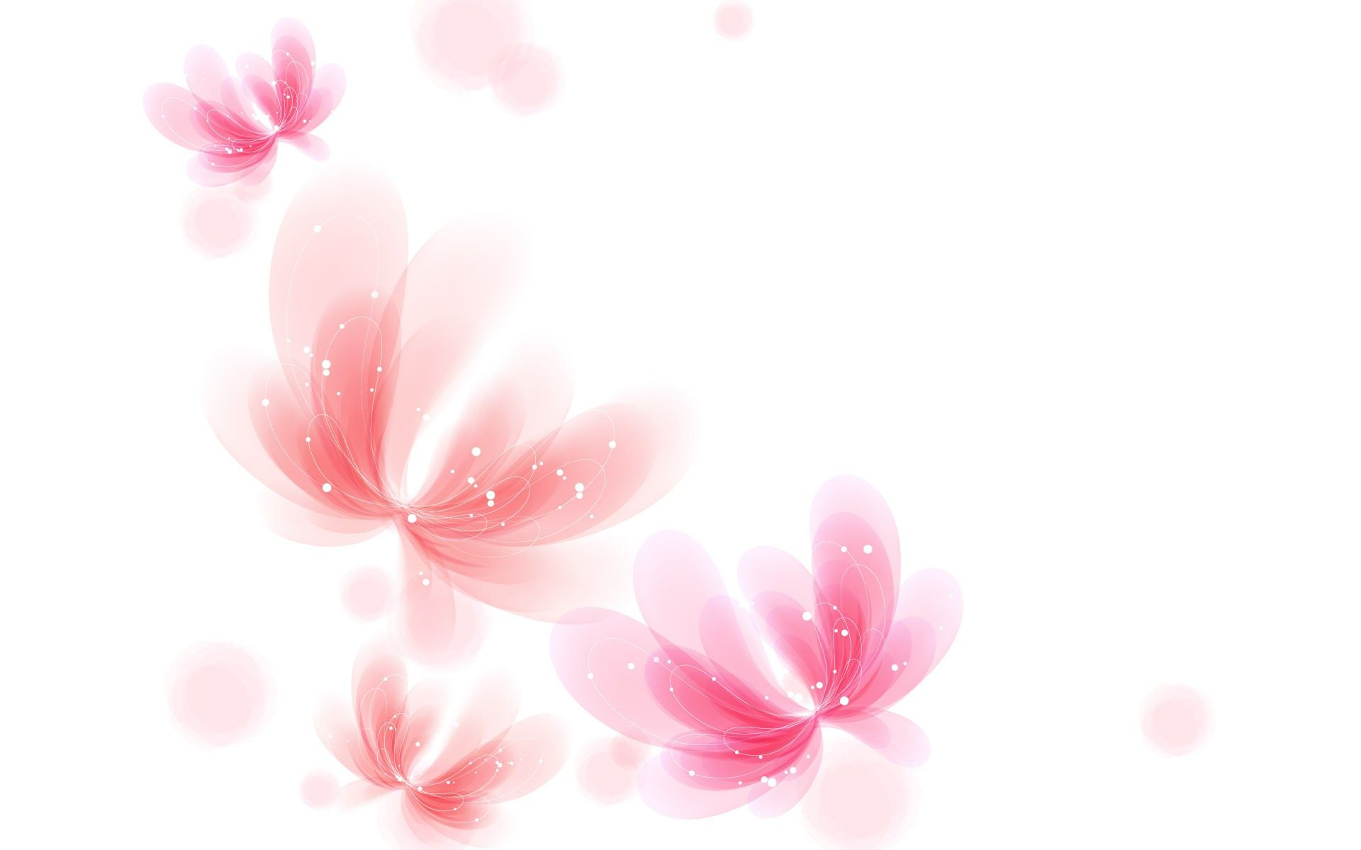 1920x1200 Pink White Wallpapers