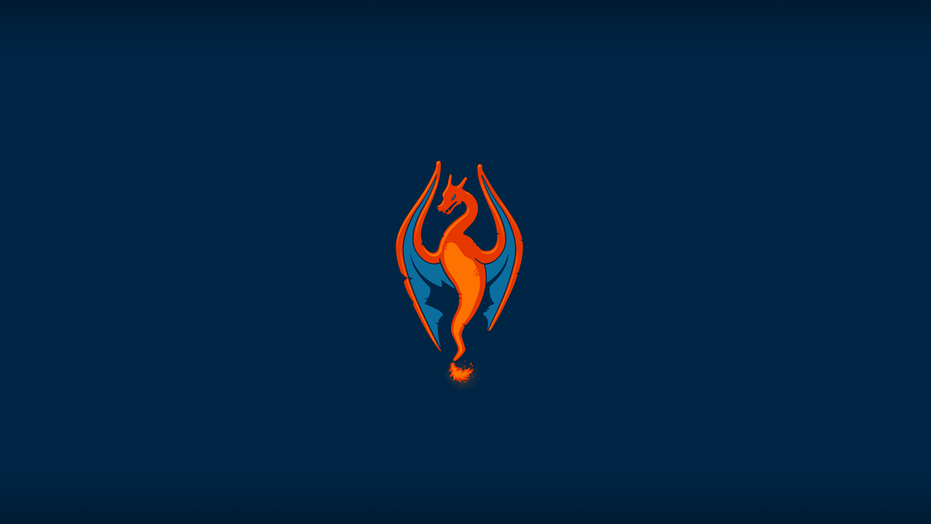 1920x1080 Charizard Skyrim Logo (x-post from /r/pokemon) : r/skyrim