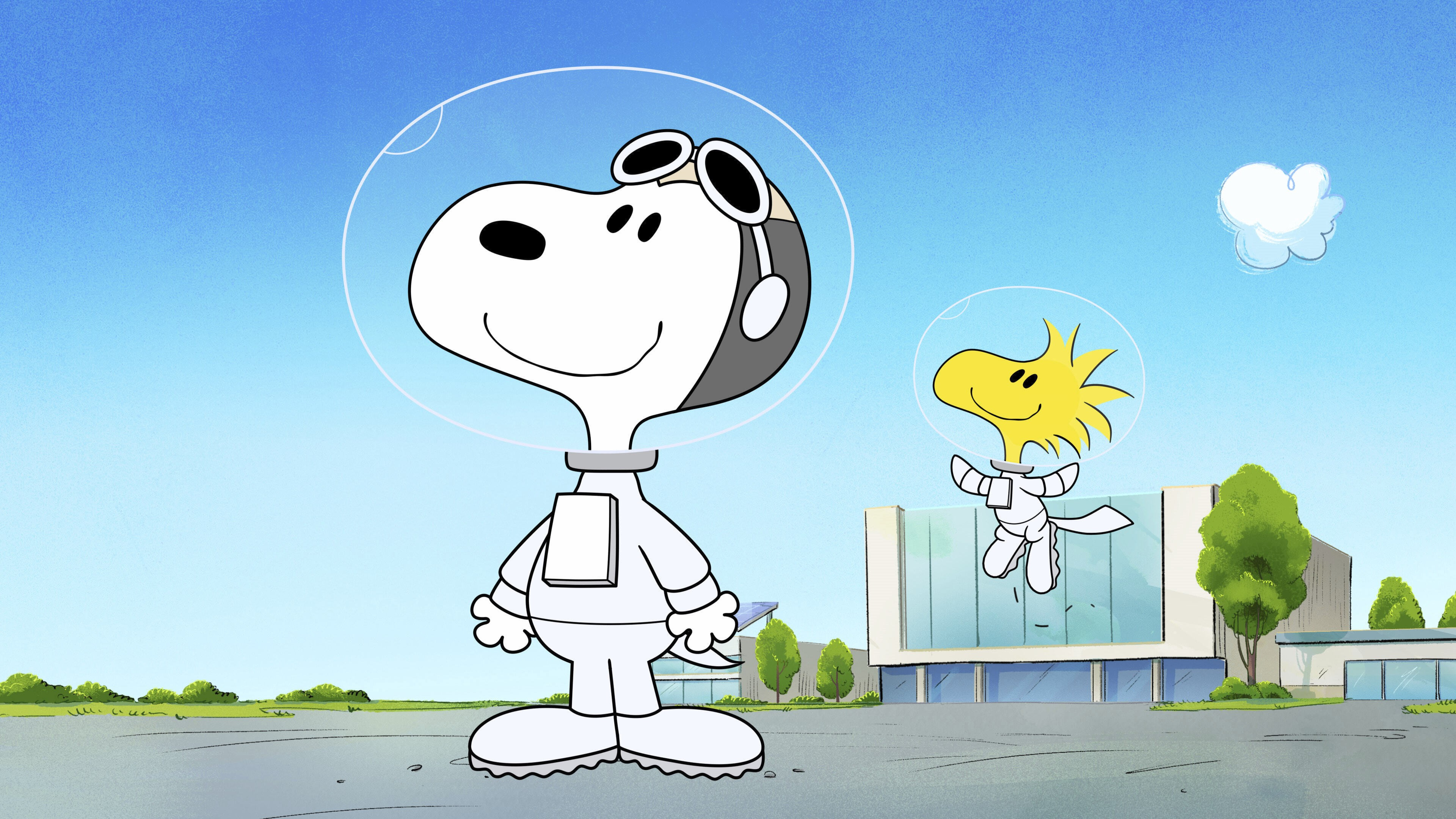 3840x2160 The cosmos beckons for Snoopy onscreen and in real life